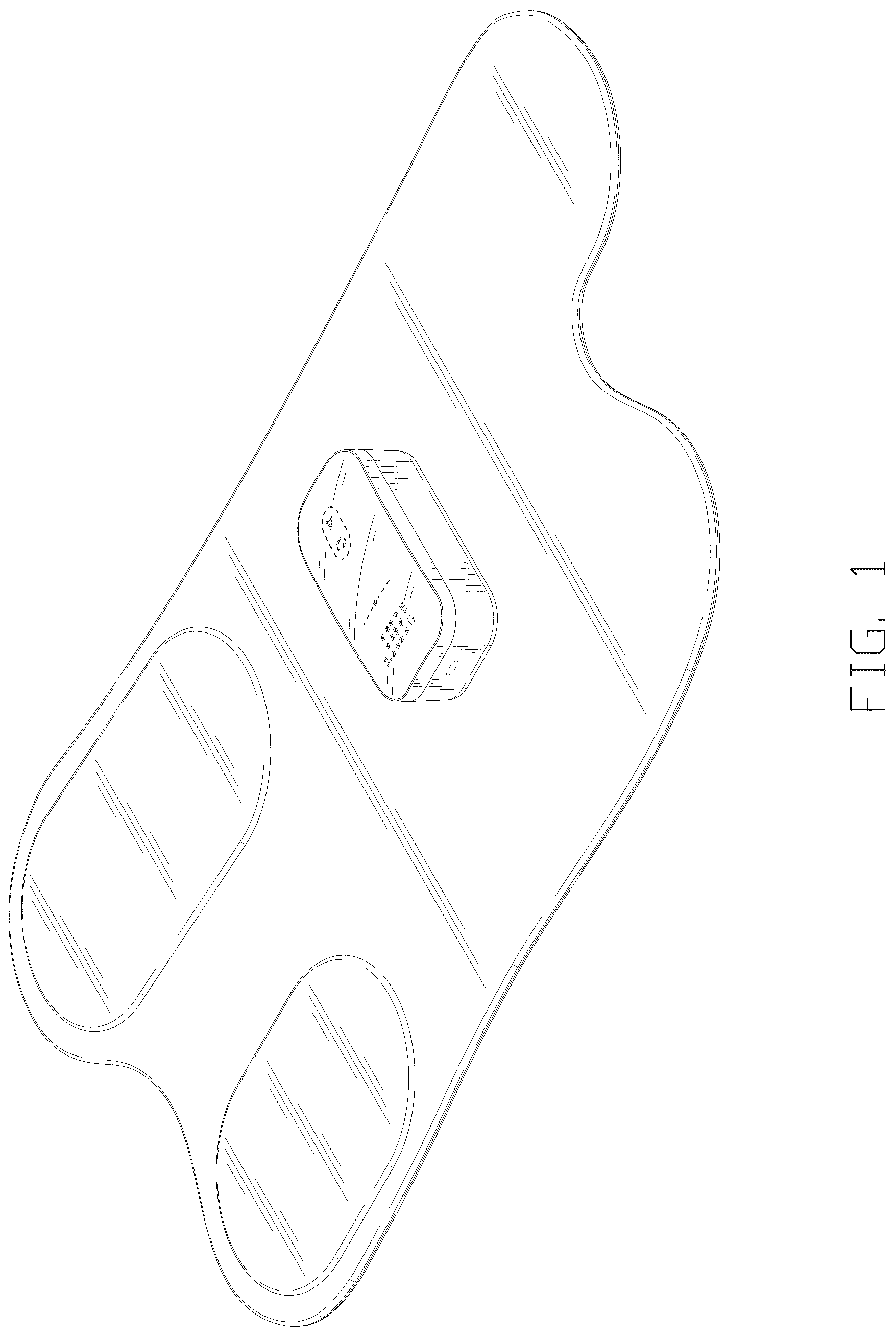 Patent USD1045119 — Massage pad — Figure 1