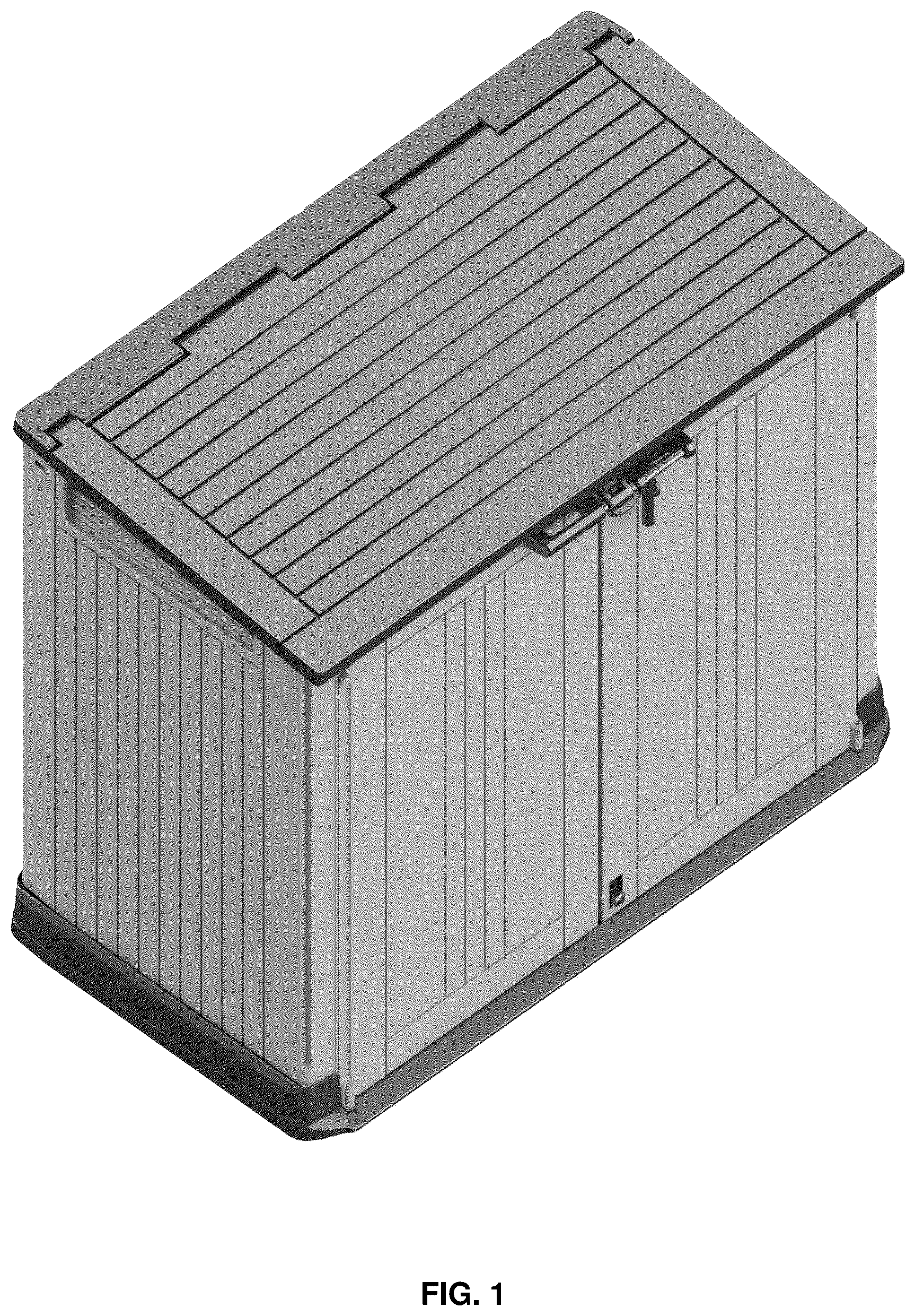 Patent USD1045130 — Outdoor storage shed — Figure 1