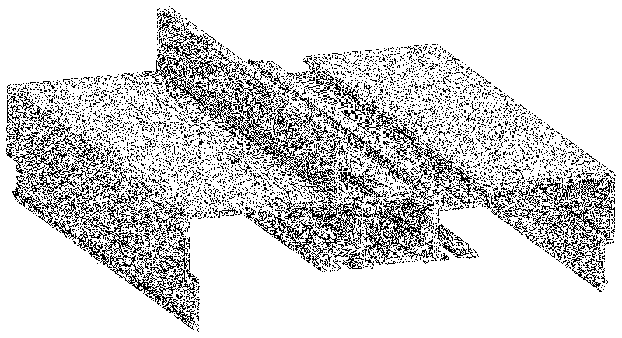 Patent USD1045133 — Window wall system frame profile — Figure 1