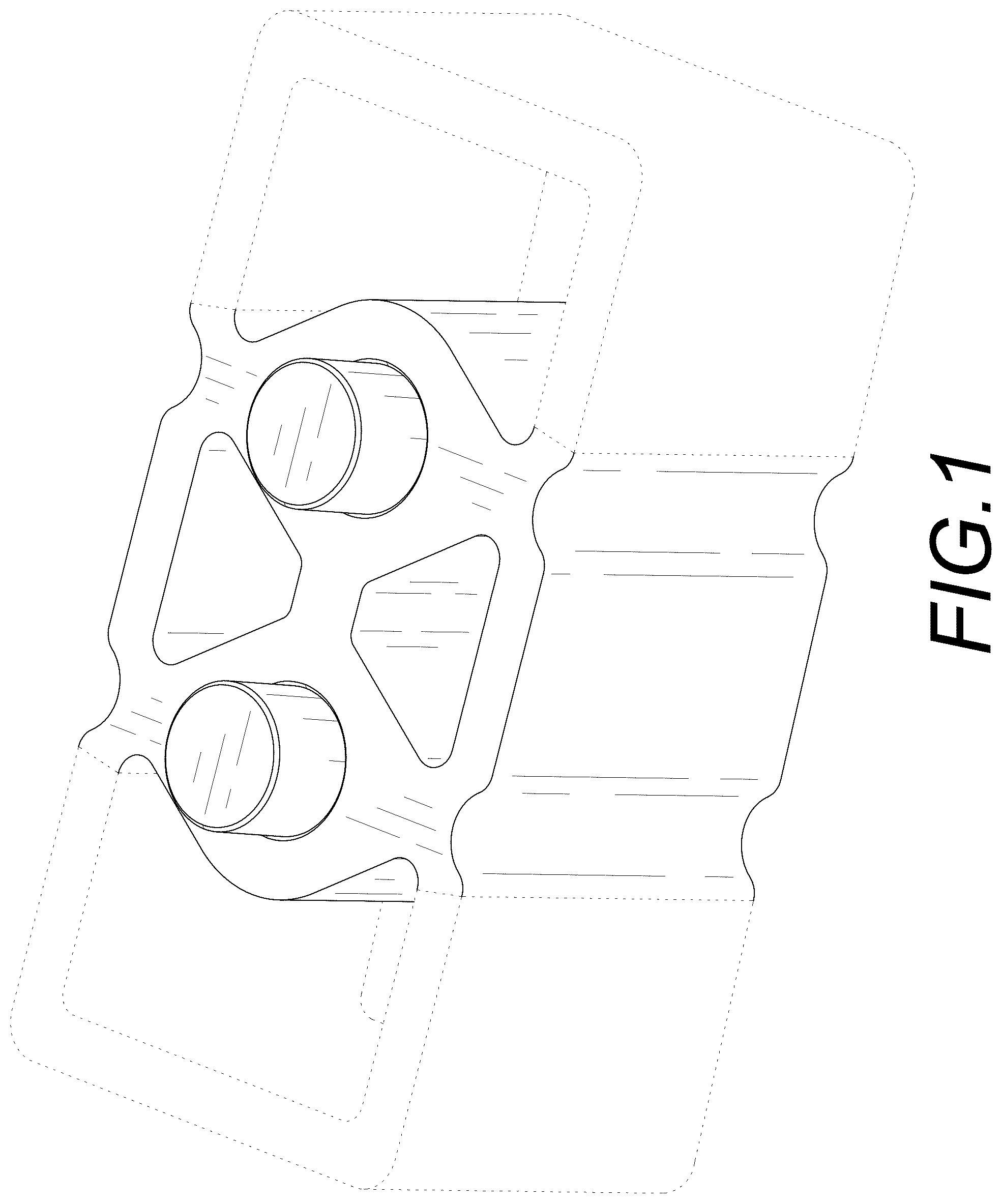Patent USD1045137 Figure 1 – Leveling lift block