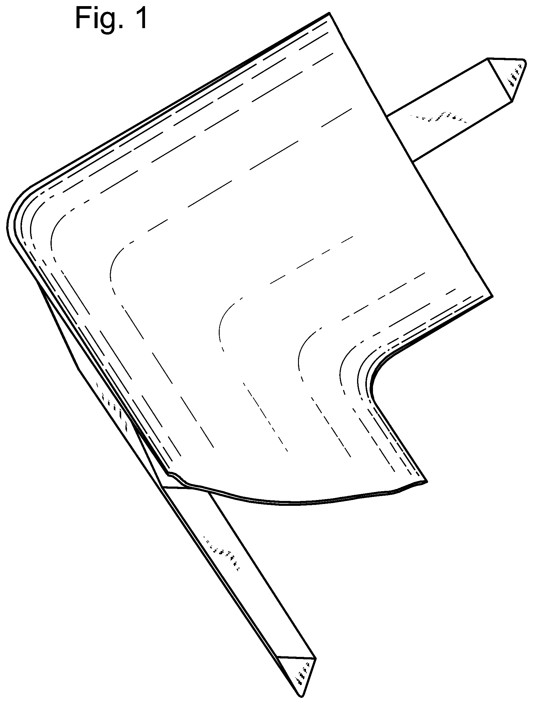Patent USD1045138 — Inside corner trim piece — Figure 1
