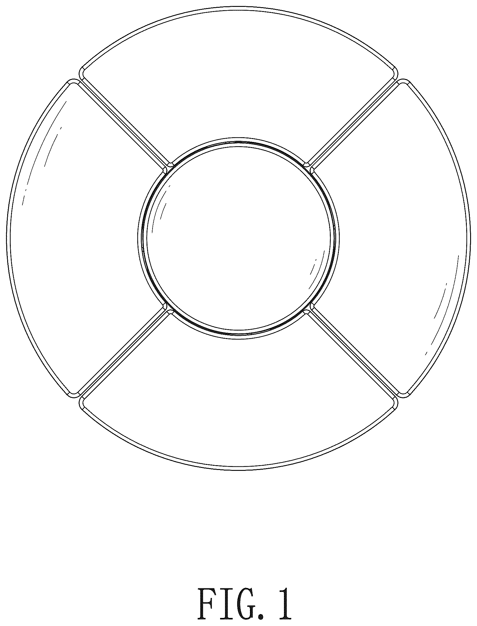 Patent USD1045142 — Folding garage lamp — Figure 1