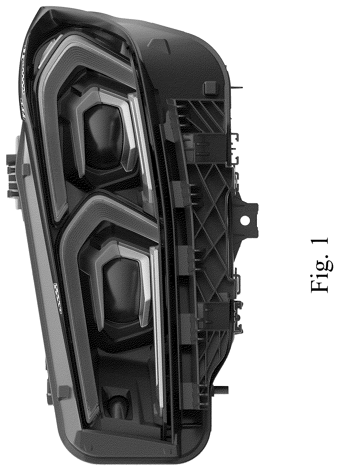 Patent USD1045149 — Headlight for a vehicle — Figure 1