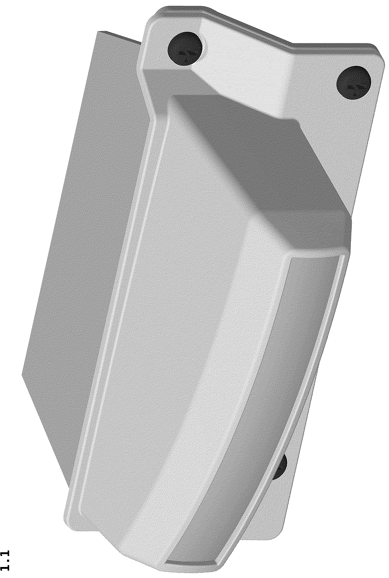 Patent USD1045155 — Lens module for automotive lamps — Figure 1