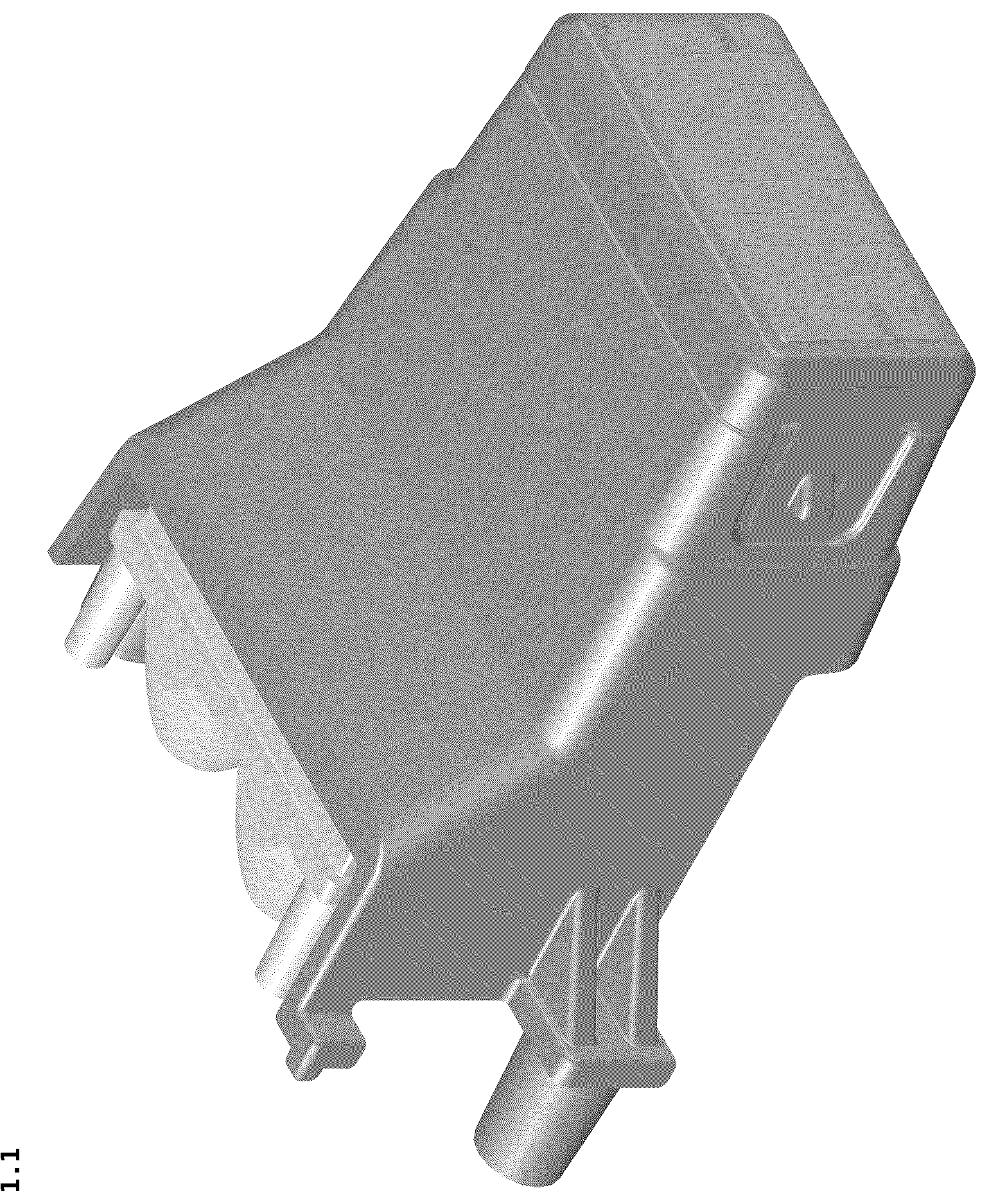 Patent USD1045156 — Lens module for automotive lamps — Figure 1