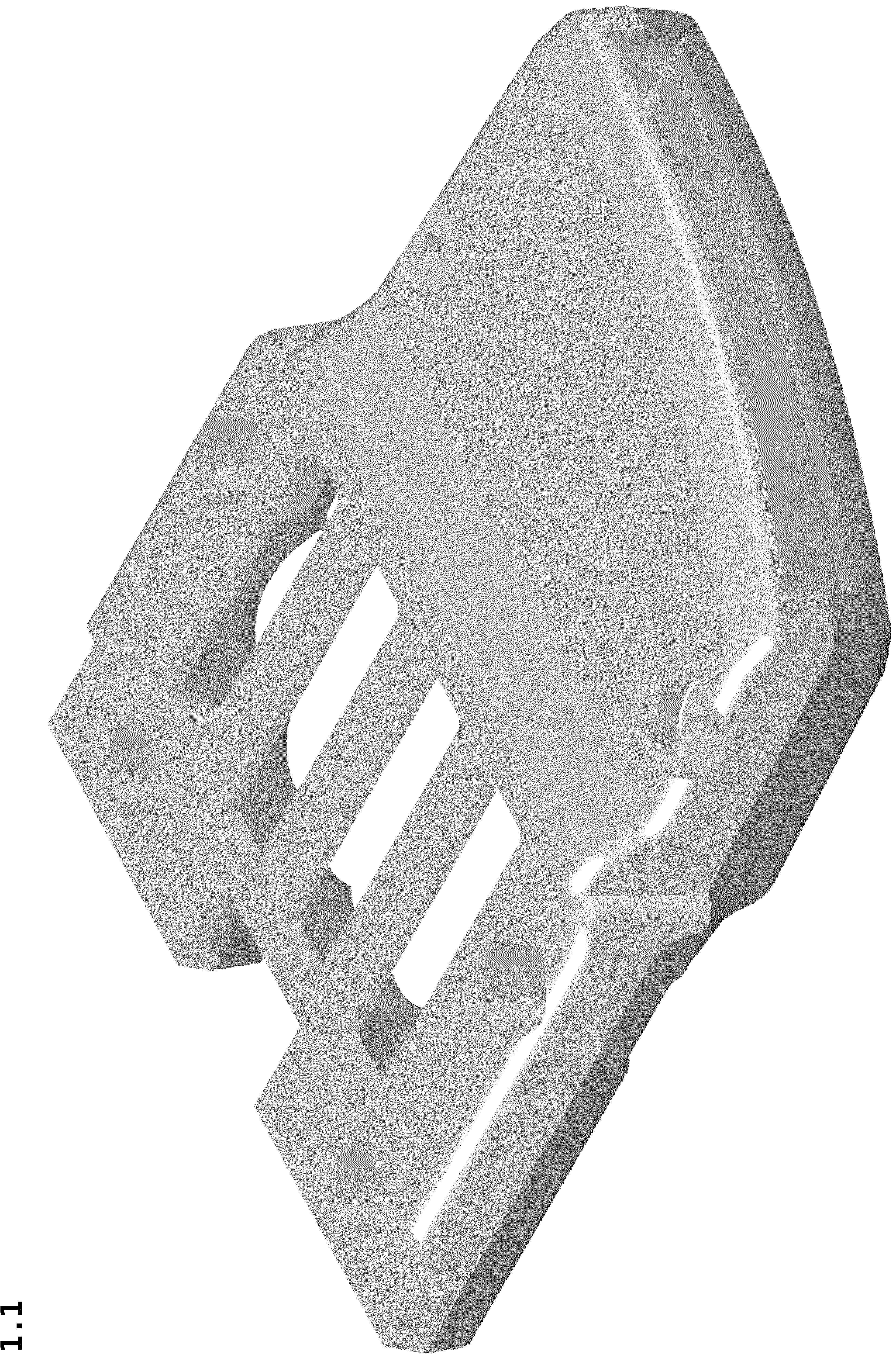 Patent USD1045157 — Lens module for automotive lamps — Figure 1