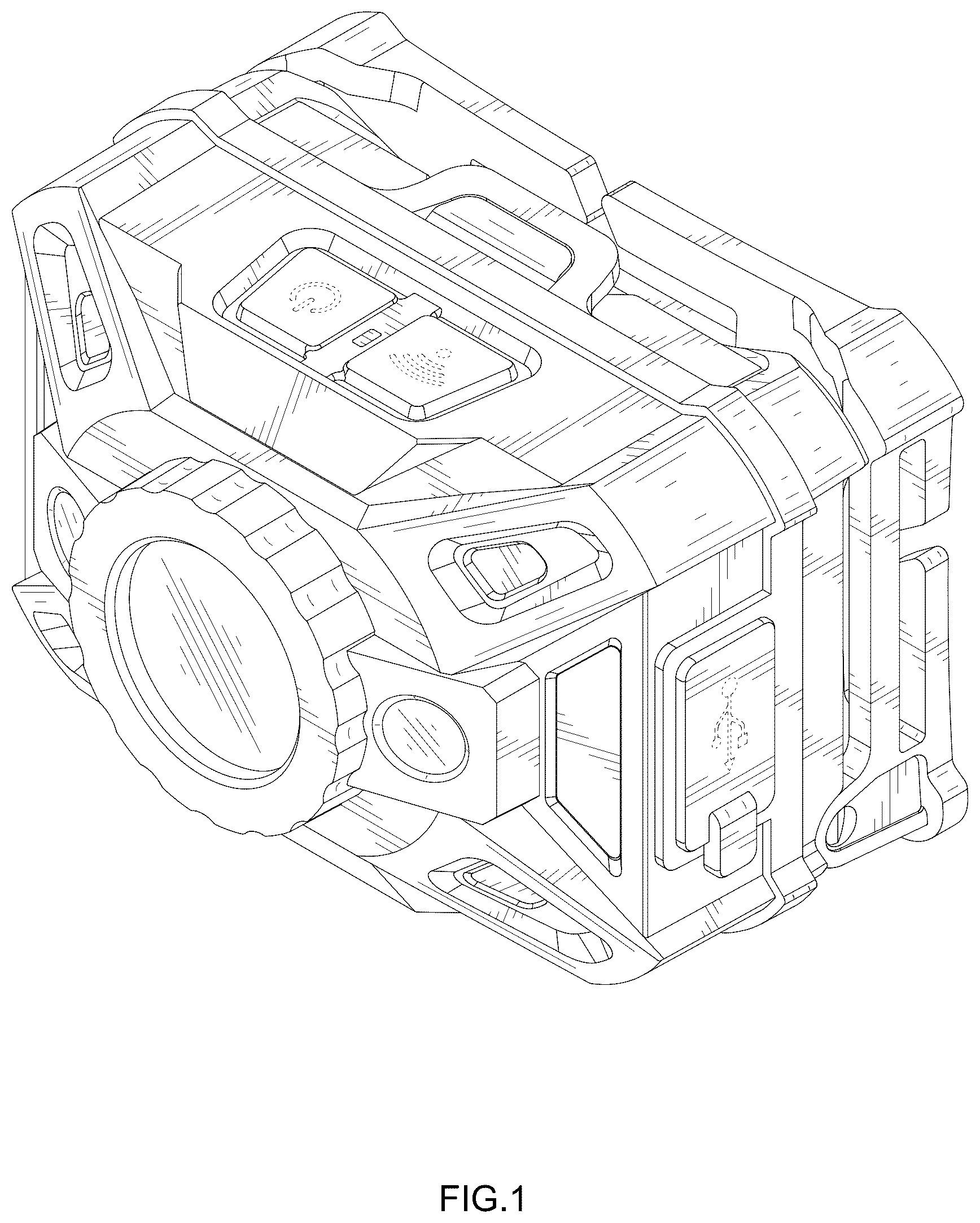 Patent USD1045161 — Head lamp — Figure 1