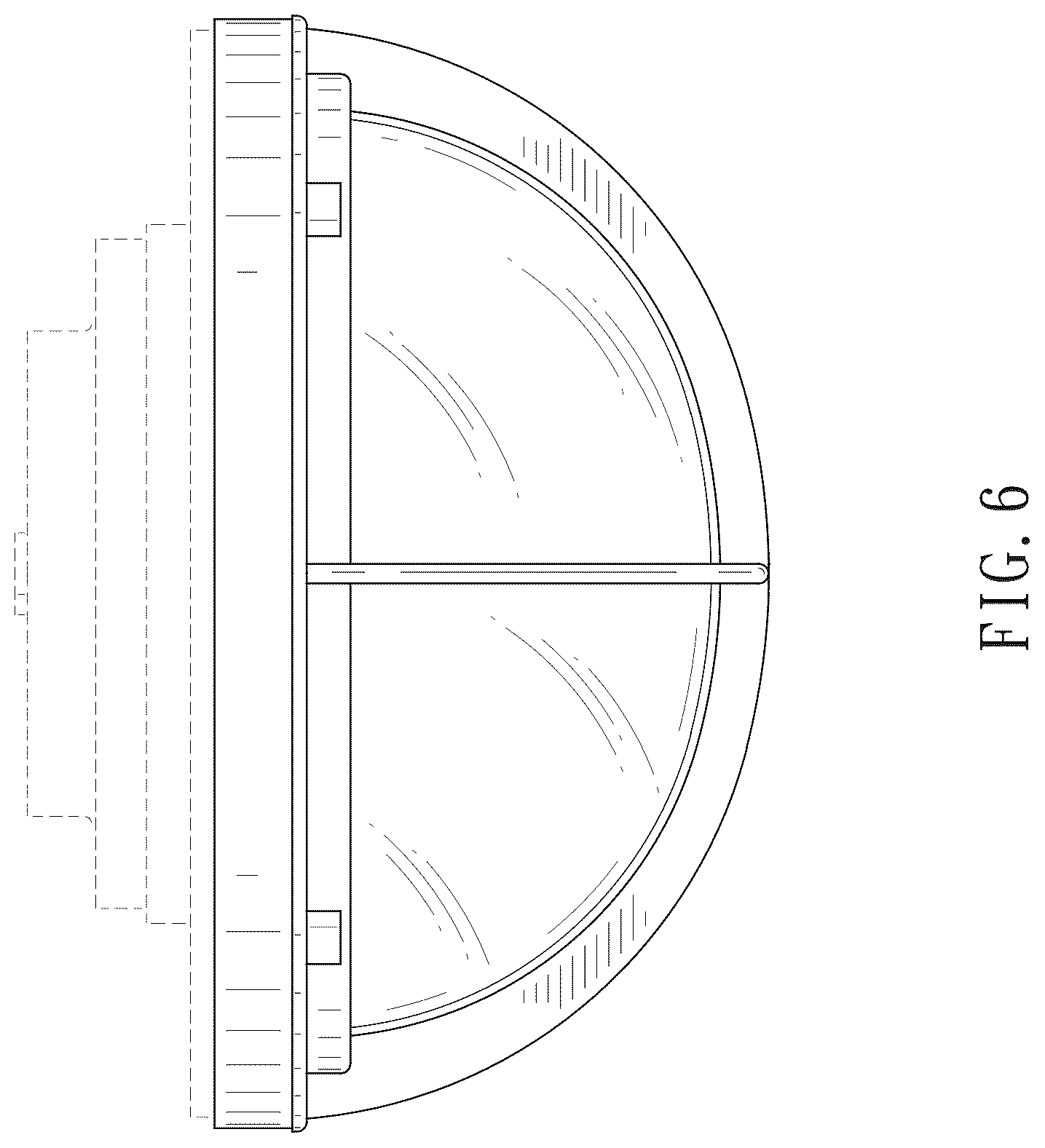 Patent USD1045165 Figure 6 – Ceiling fan light kit