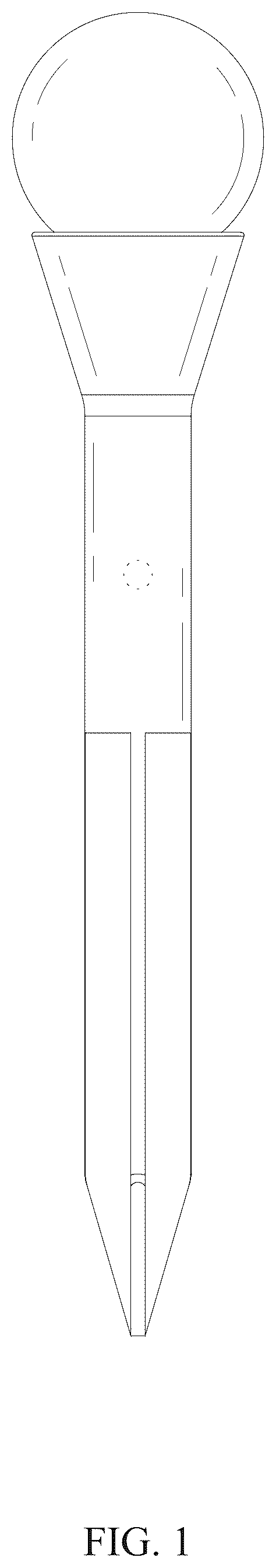 Patent USD1045175 Figure 1 – Lawn lamp