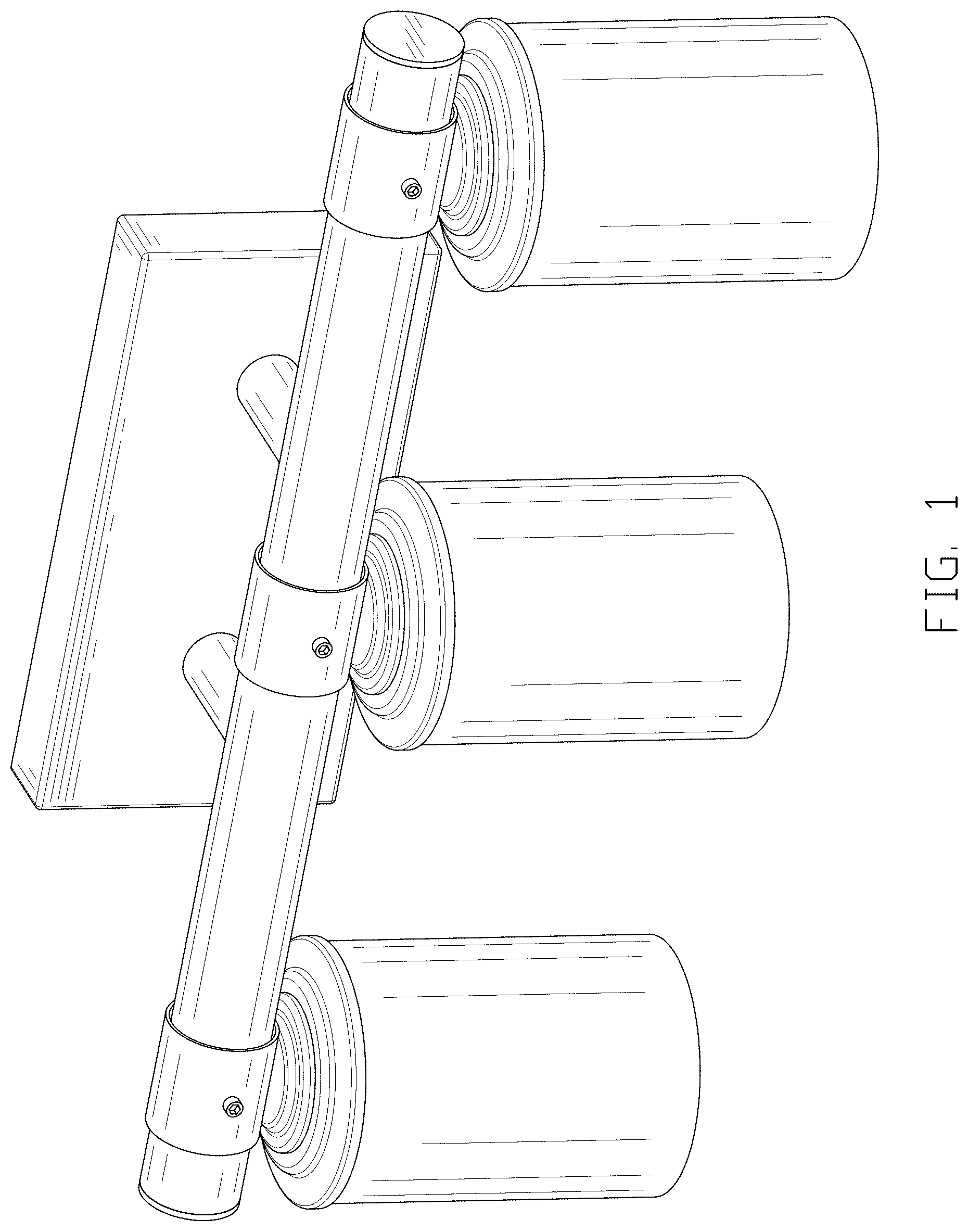 Patent USD1045185 — Bathroom vanity light — Figure 1