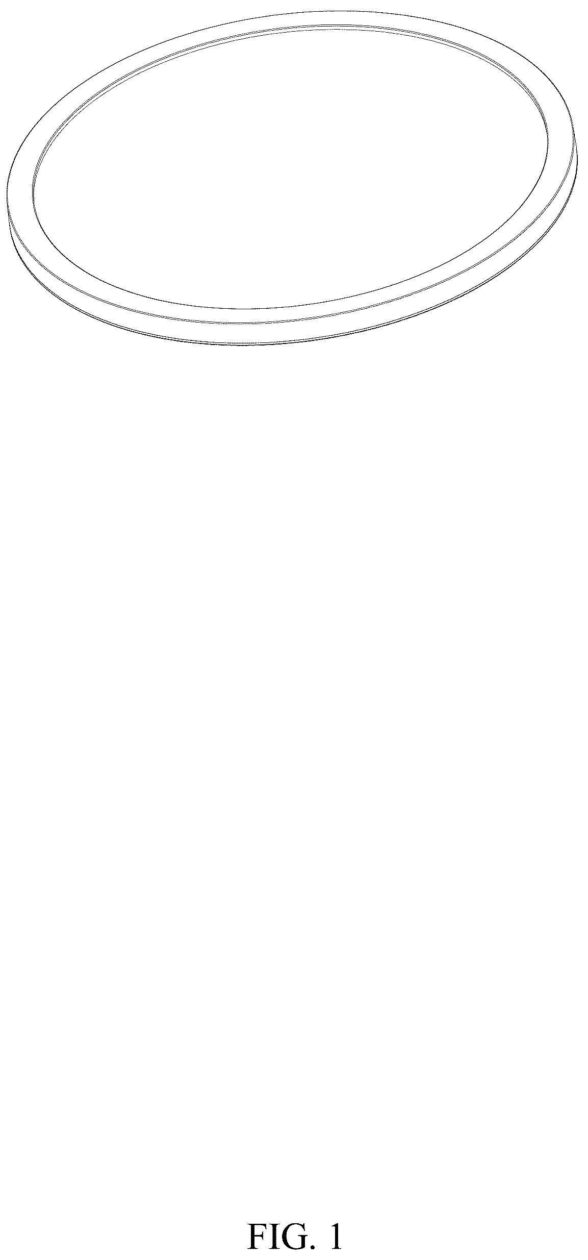 Patent USD1045189 — Round ultra-thin panel light — Figure 1