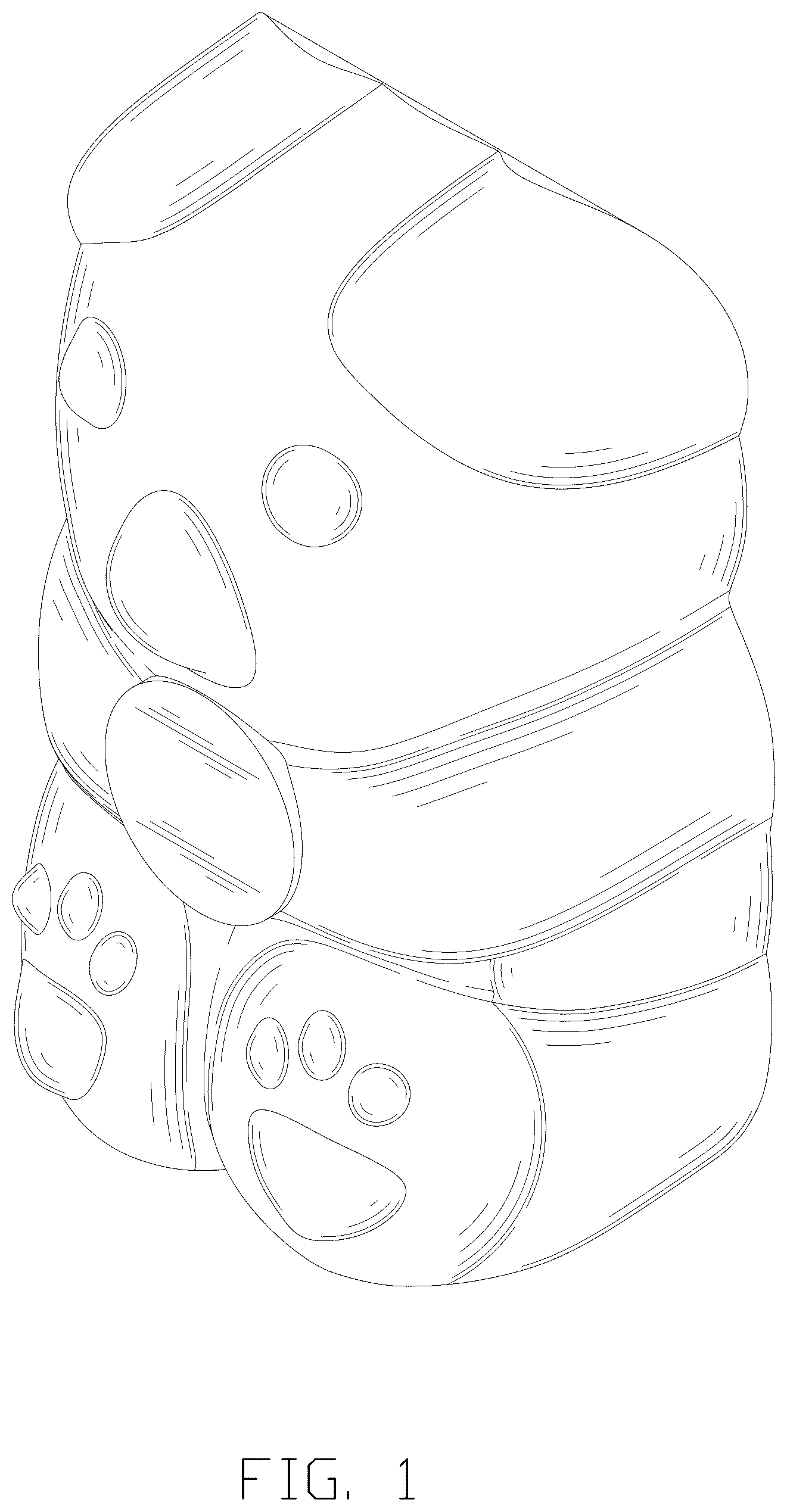 Patent USD1045210 — Bear shaped wax bean — Figure 1