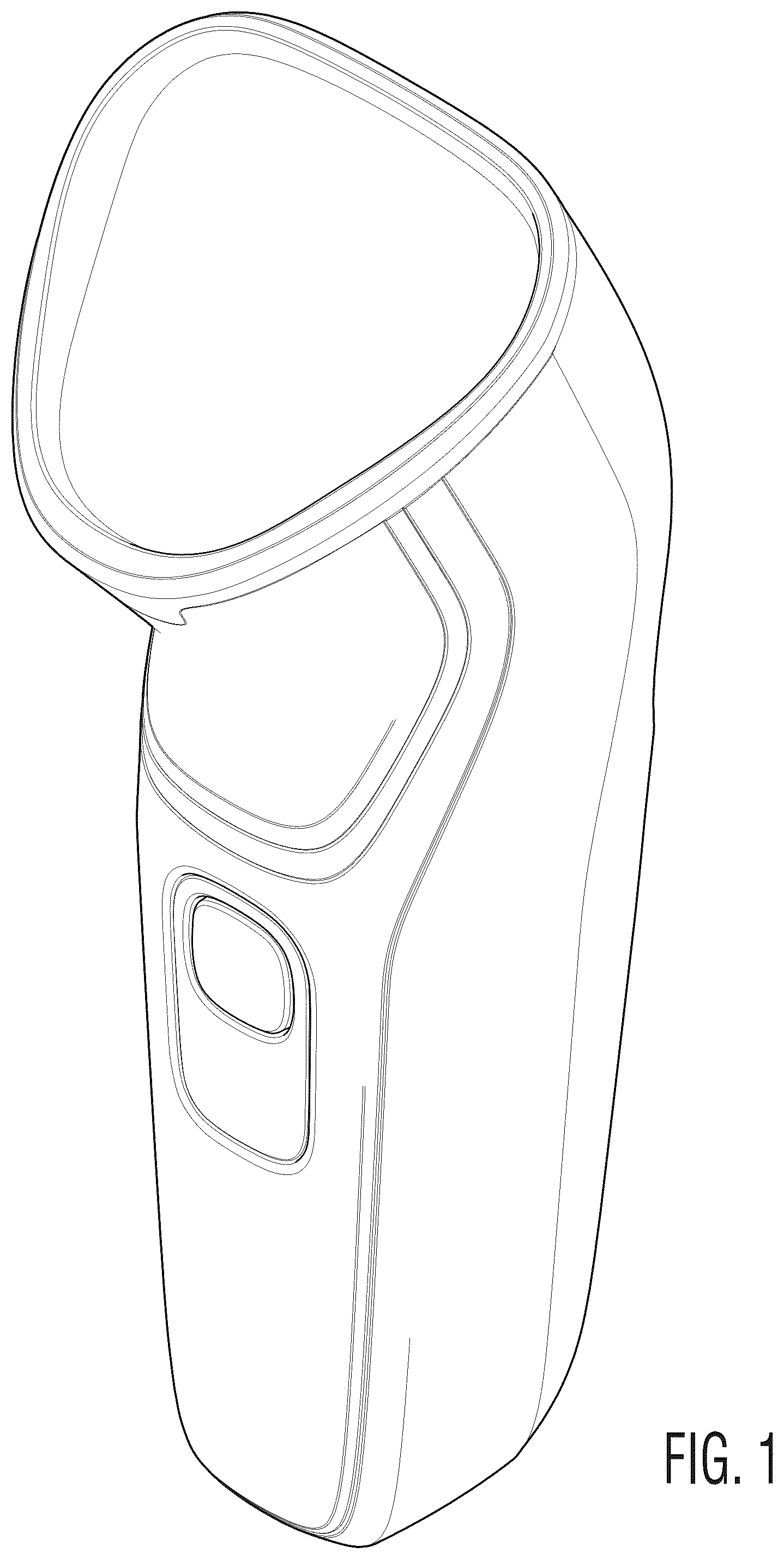 Patent USD1045221 Figure 1 – Handle for shaver
