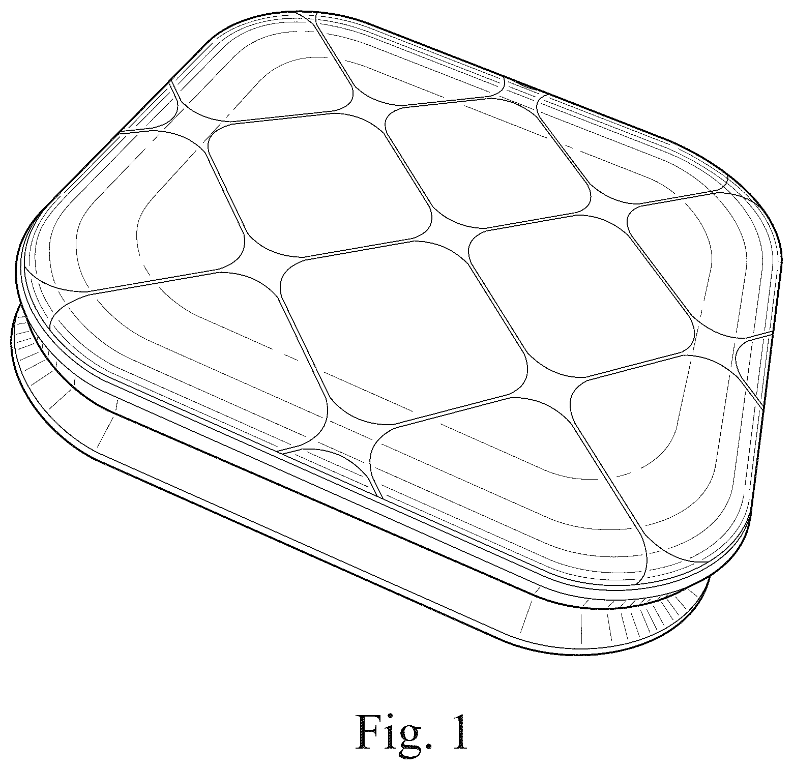 Patent USD1045232 — Nail gel palette — Figure 1