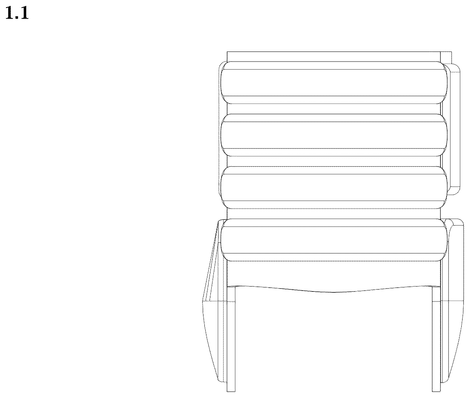Patent USD1045234 — Ankle protector — Figure 1