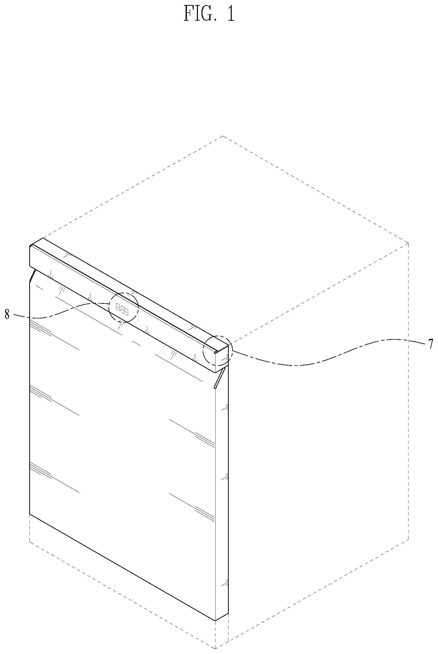 Patent USD1045264 — Dishwasher — Figure 1