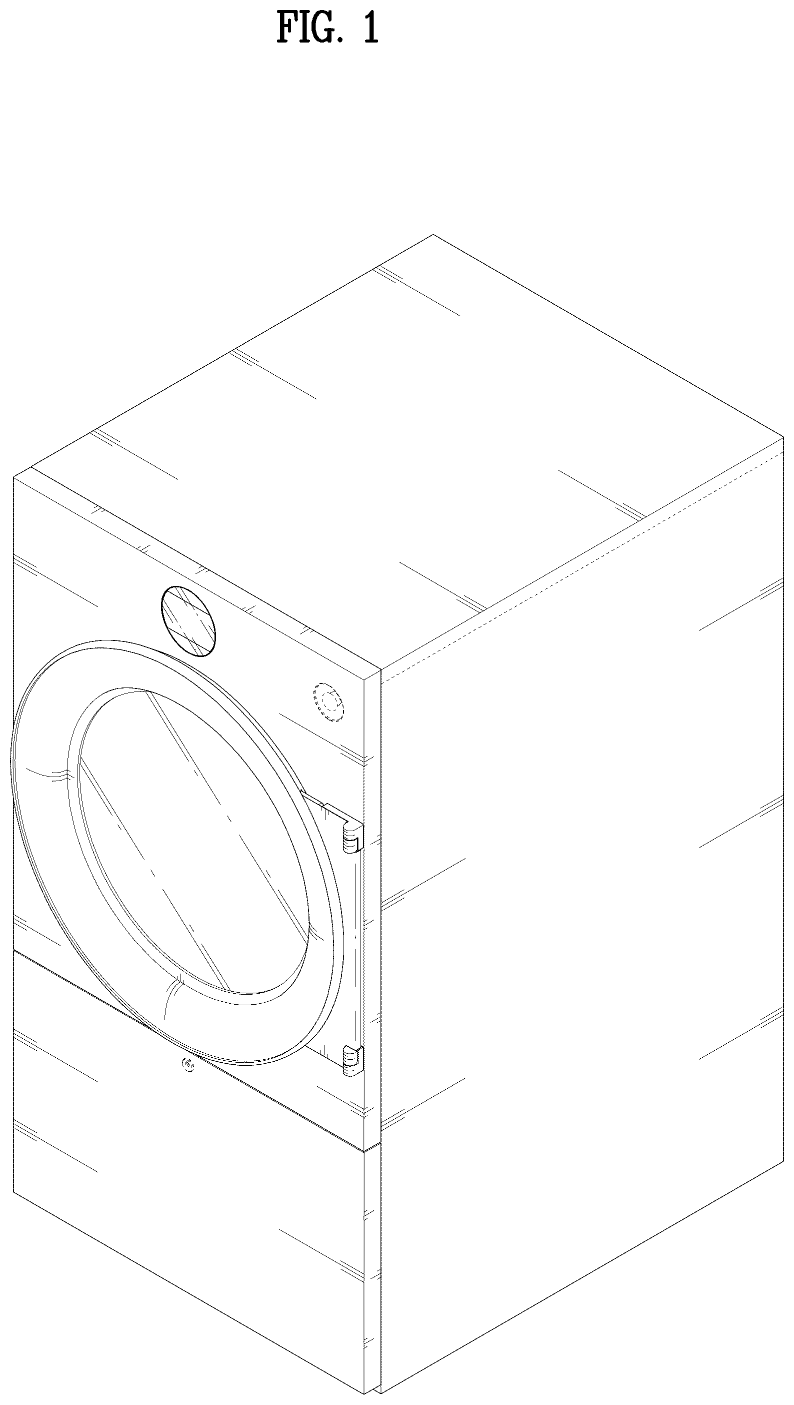 Patent USD1045277 — Electric drying machine for laundry purpose — Figure 1