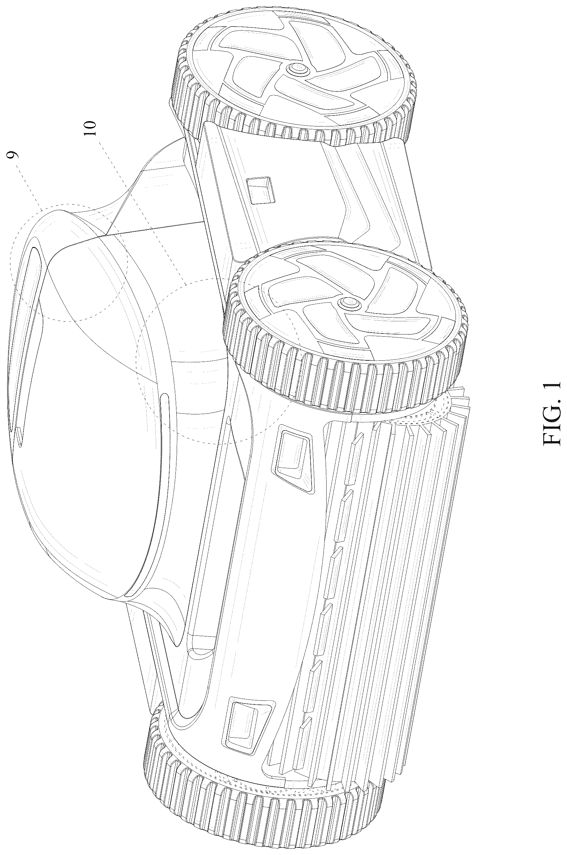 Patent USD1045289 — Underwater cleaner — Figure 1