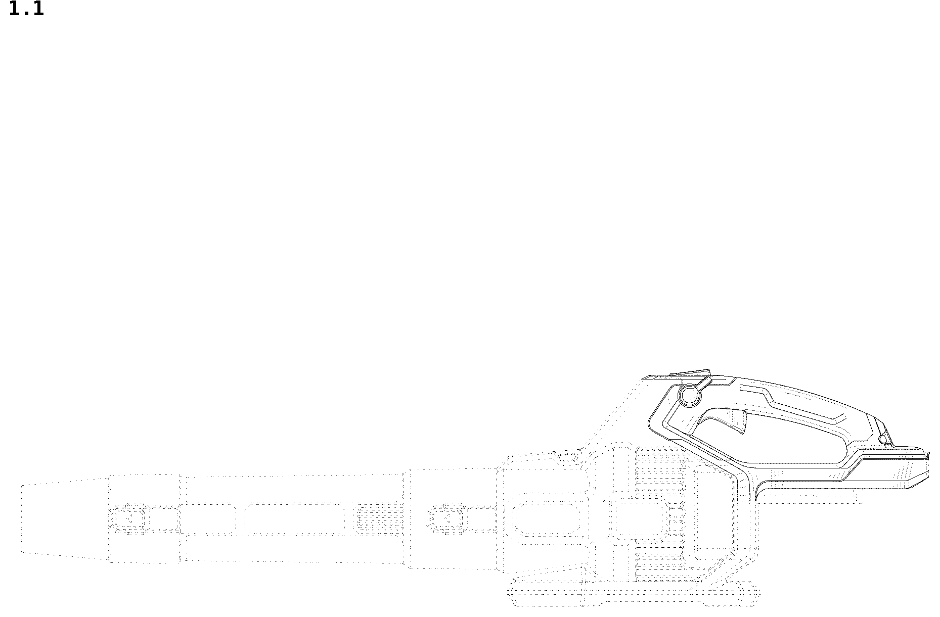 Patent USD1045290 Figure 1 – Leaf blower