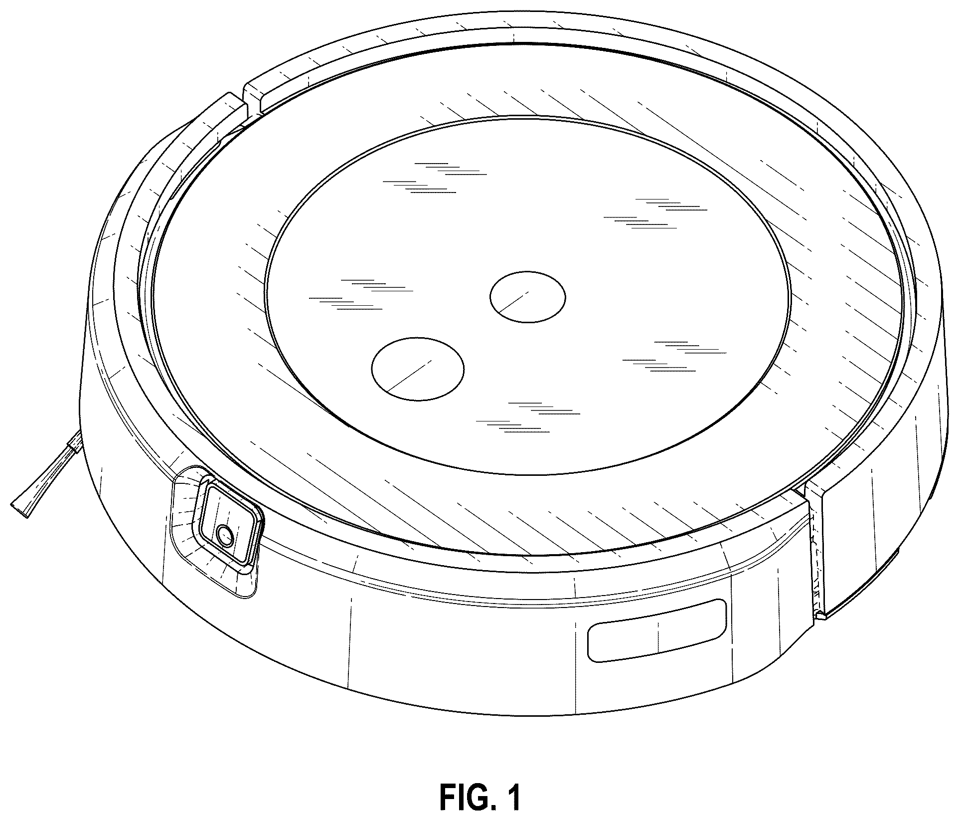 Patent USD1045297 Figure 1 – Mobile cleaning robot