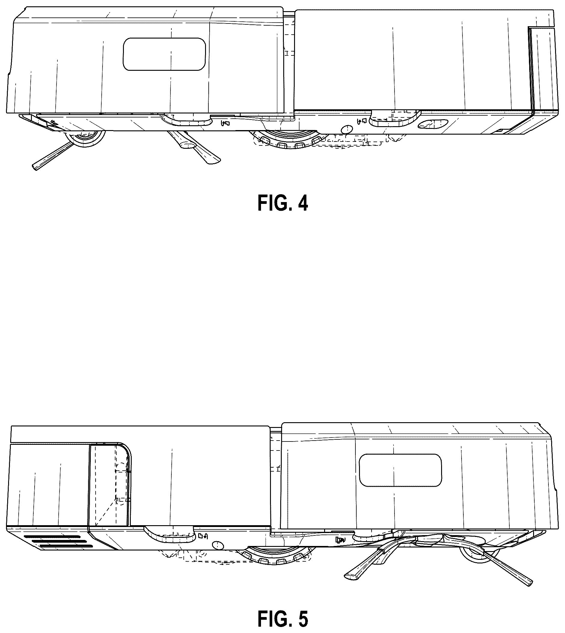 Patent USD1045297 Figure 3 – Mobile cleaning robot