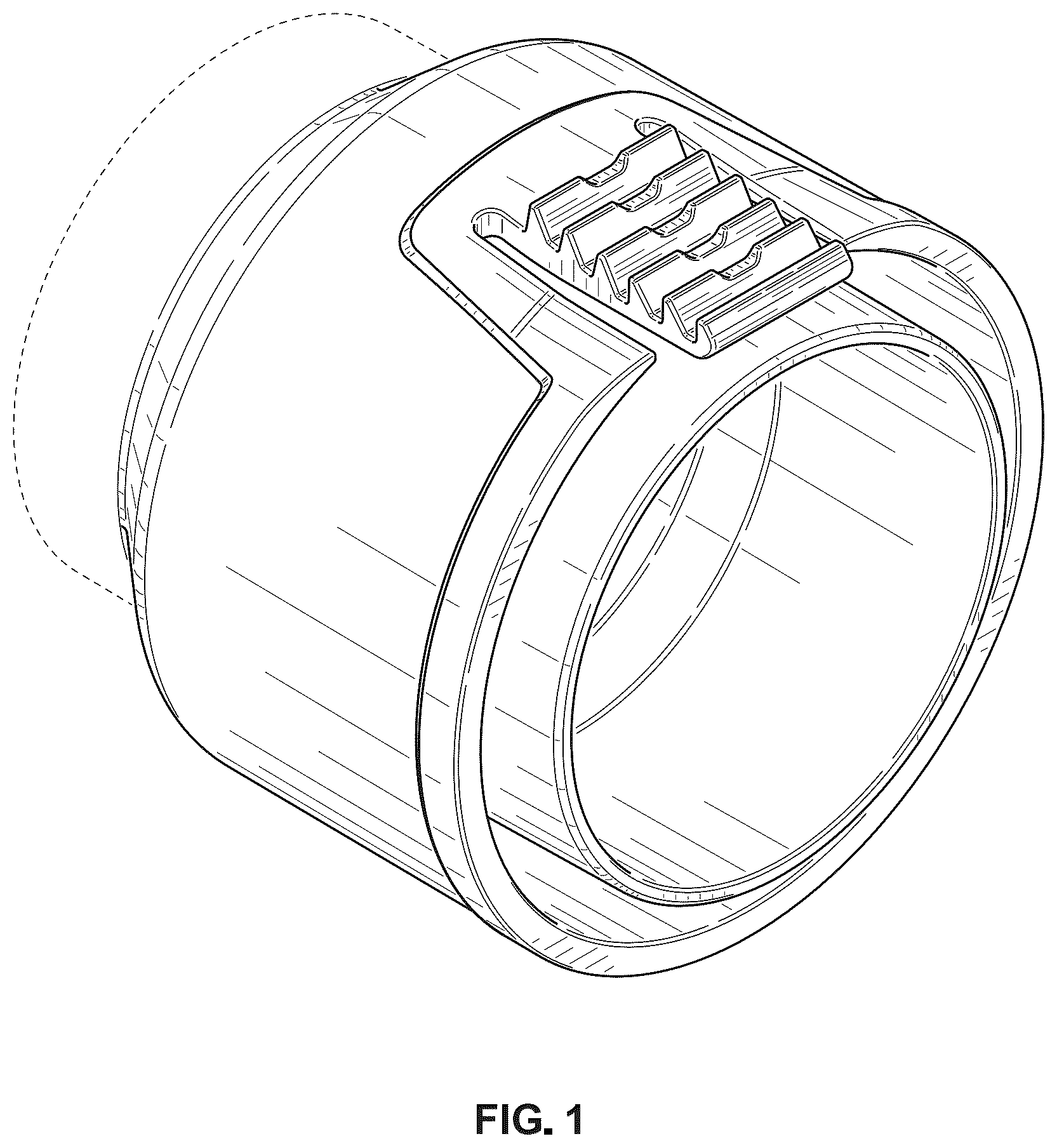 Patent USD1045301 Figure 1 – Vacuum conduit connector