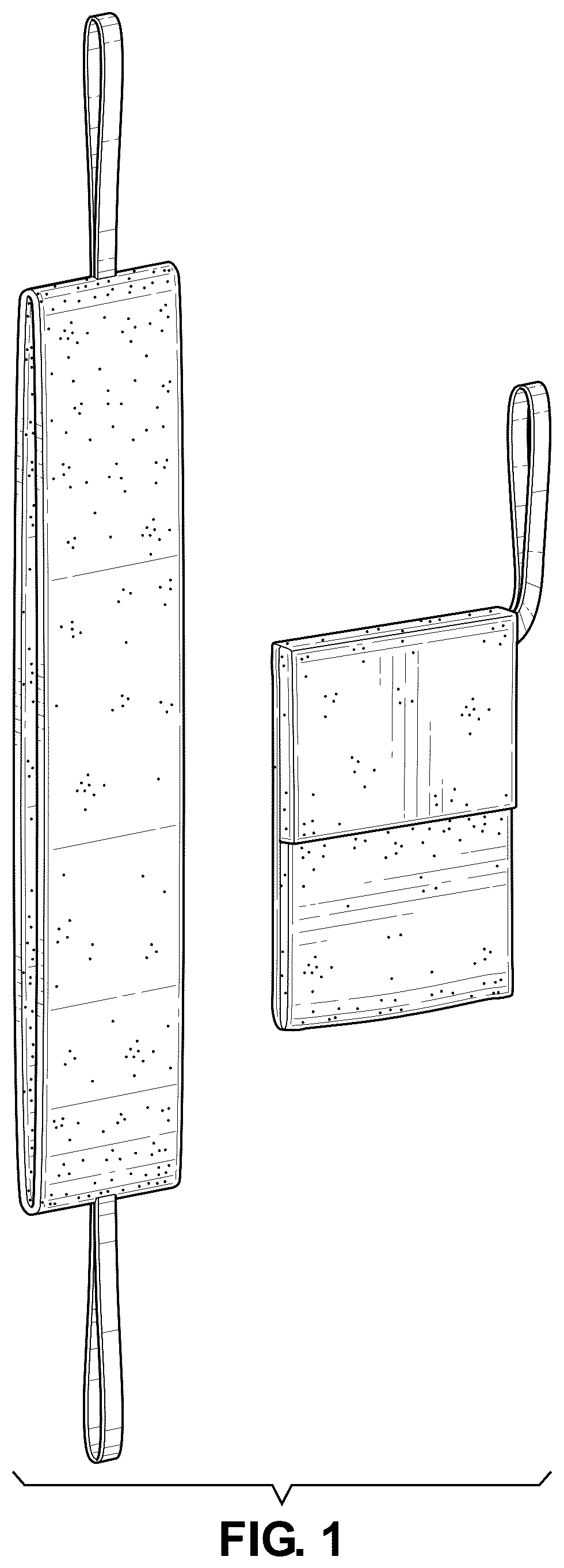 Patent USD1045303 — Body scrubber set — Figure 1