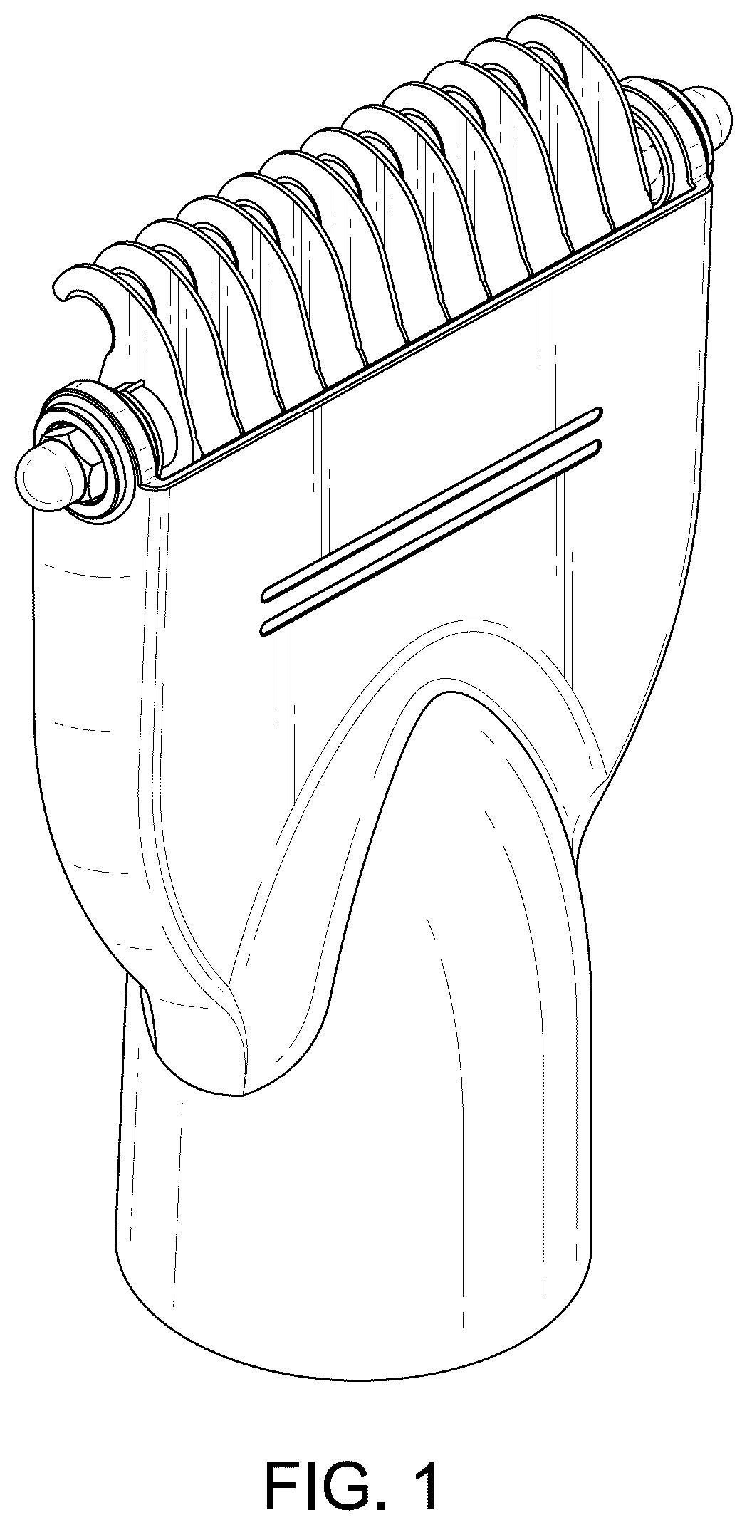 Patent USD1045305 Figure 1 – Cleaning device attachment