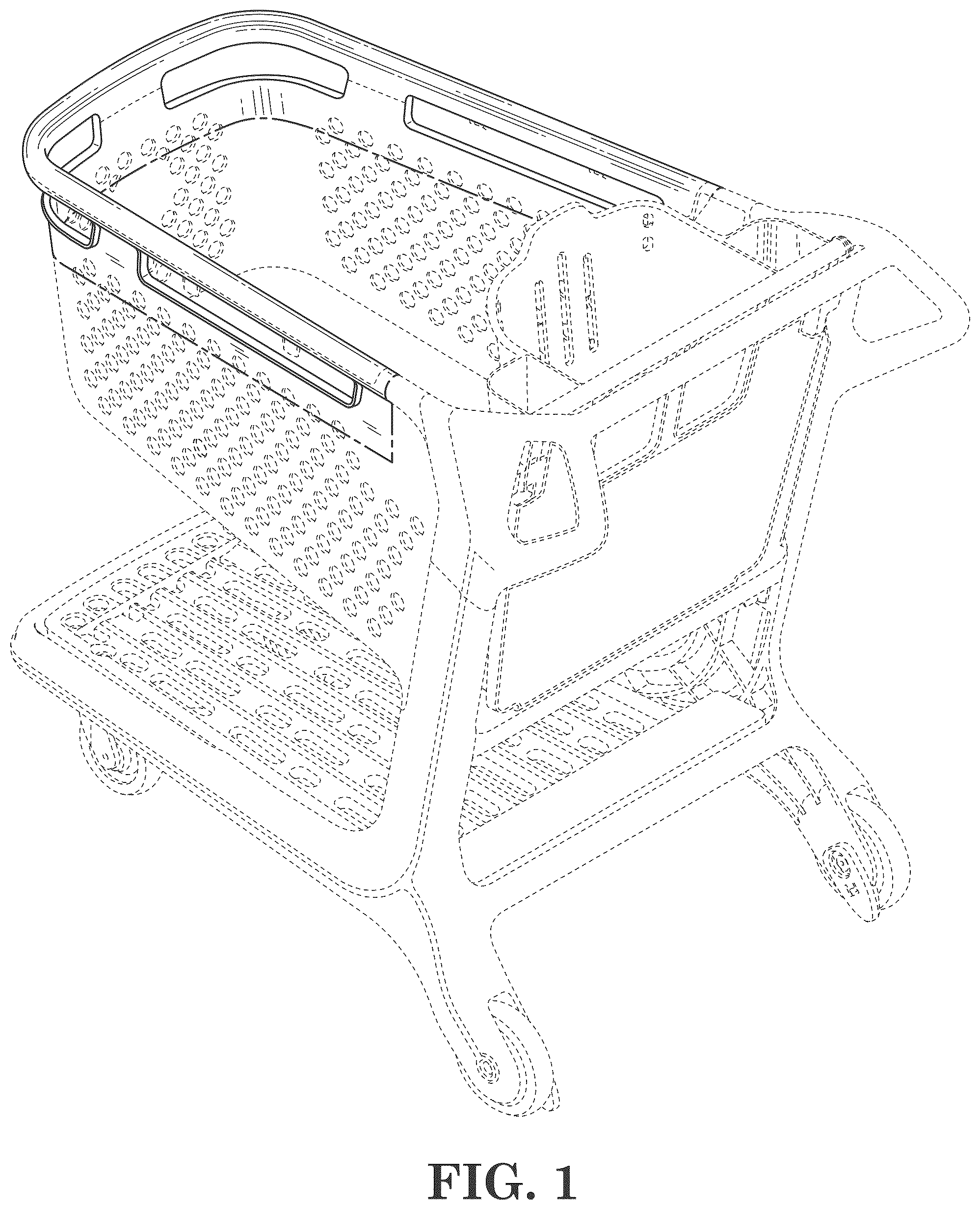 Patent USD1045316 — Shopping cart — Figure 1