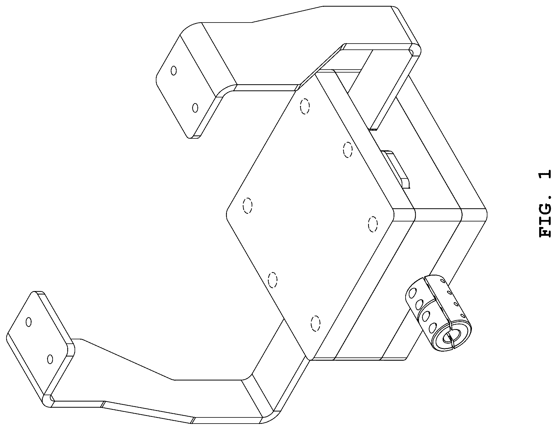Patent USD1045318 — Conveyor width adjuster — Figure 1