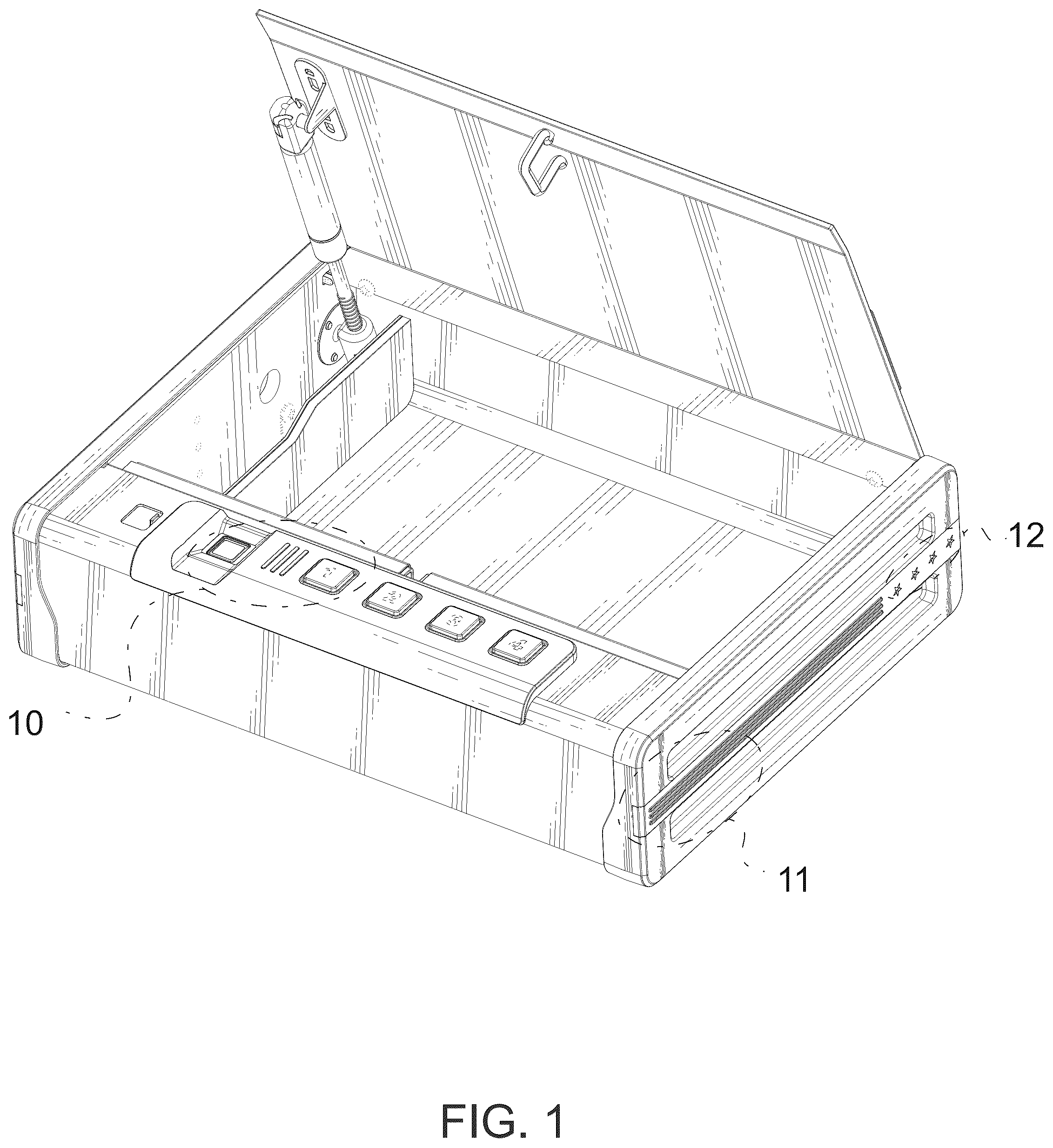 Patent USD1045319 — Pistol safe — Figure 1