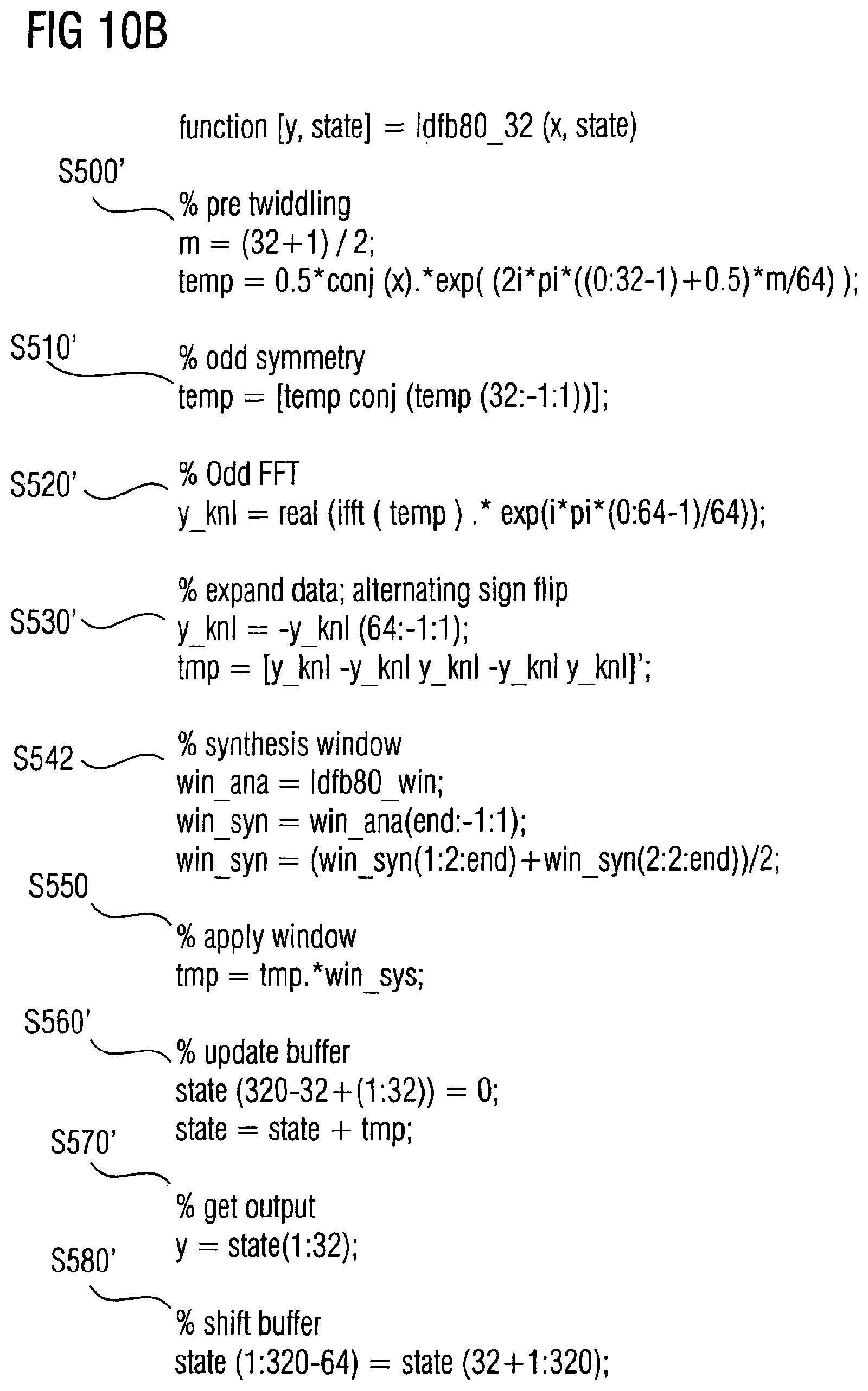 Patent USRE050144 Figure 18 – Apparatus and method for generating audio subband values and apparatus and method for generating time-domain audio samples