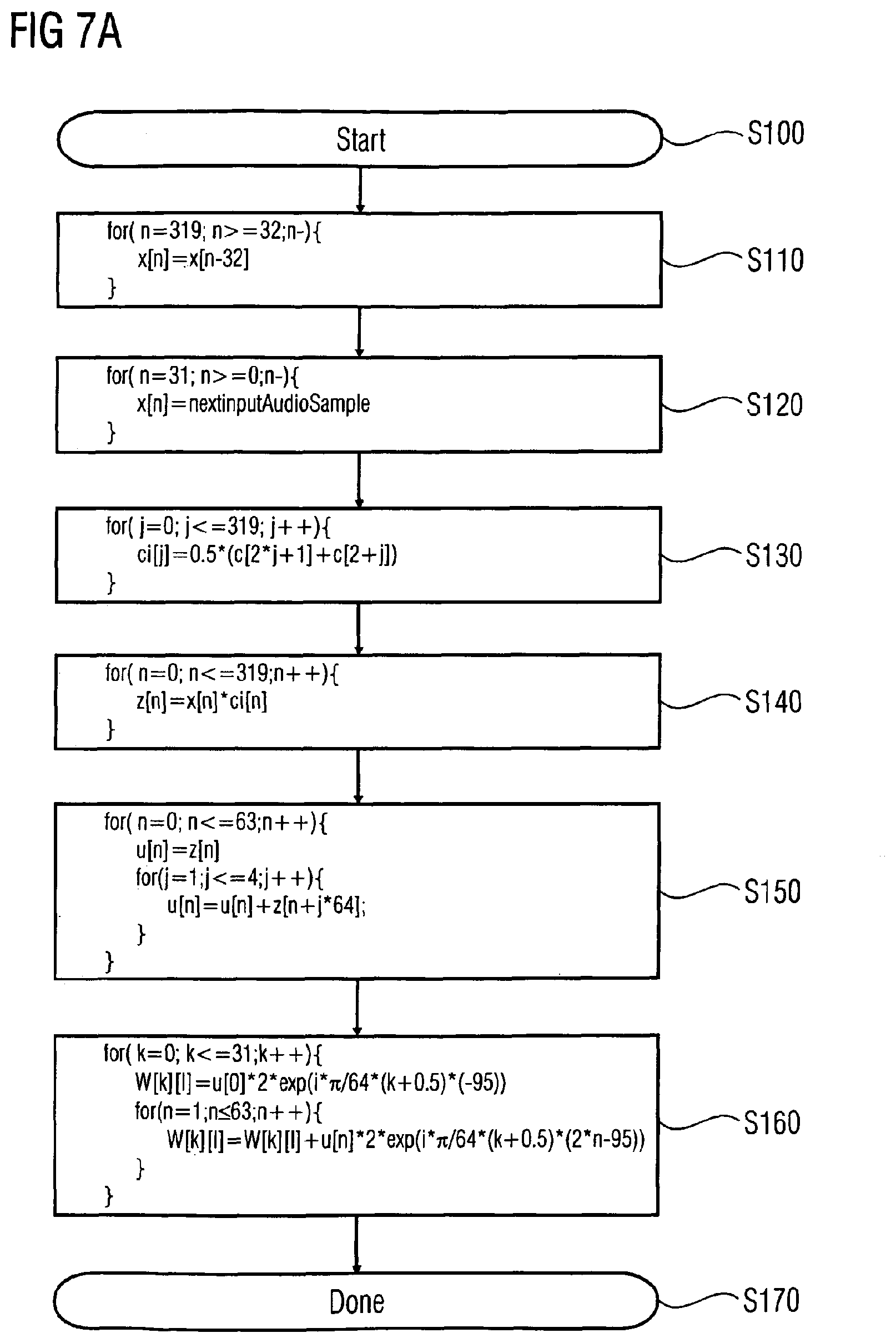Patent USRE050157 Figure 8 – Apparatus and method for generating audio subband values and apparatus and method for generating time-domain audio samples