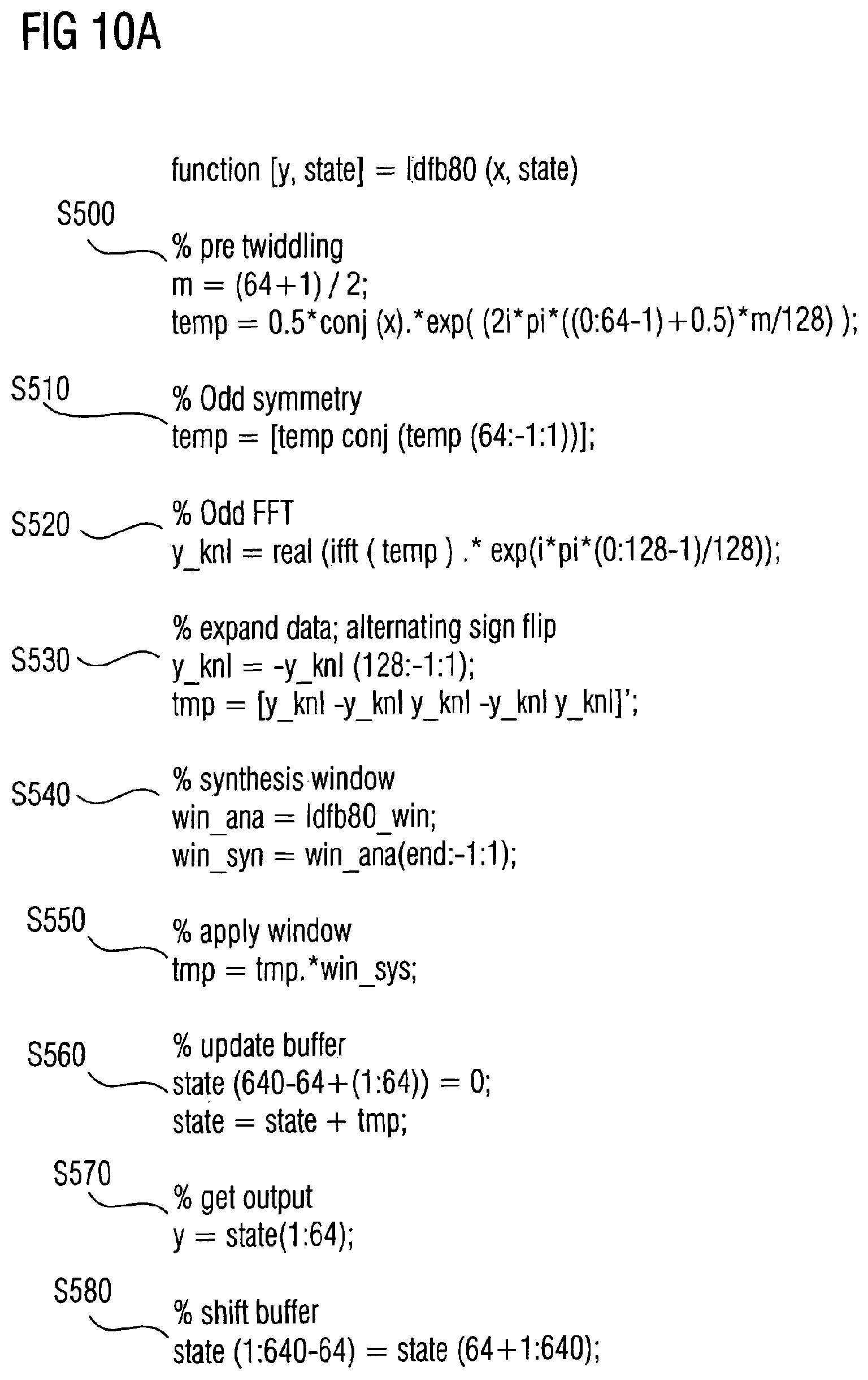 Patent USRE050157 Figure 17 – Apparatus and method for generating audio subband values and apparatus and method for generating time-domain audio samples