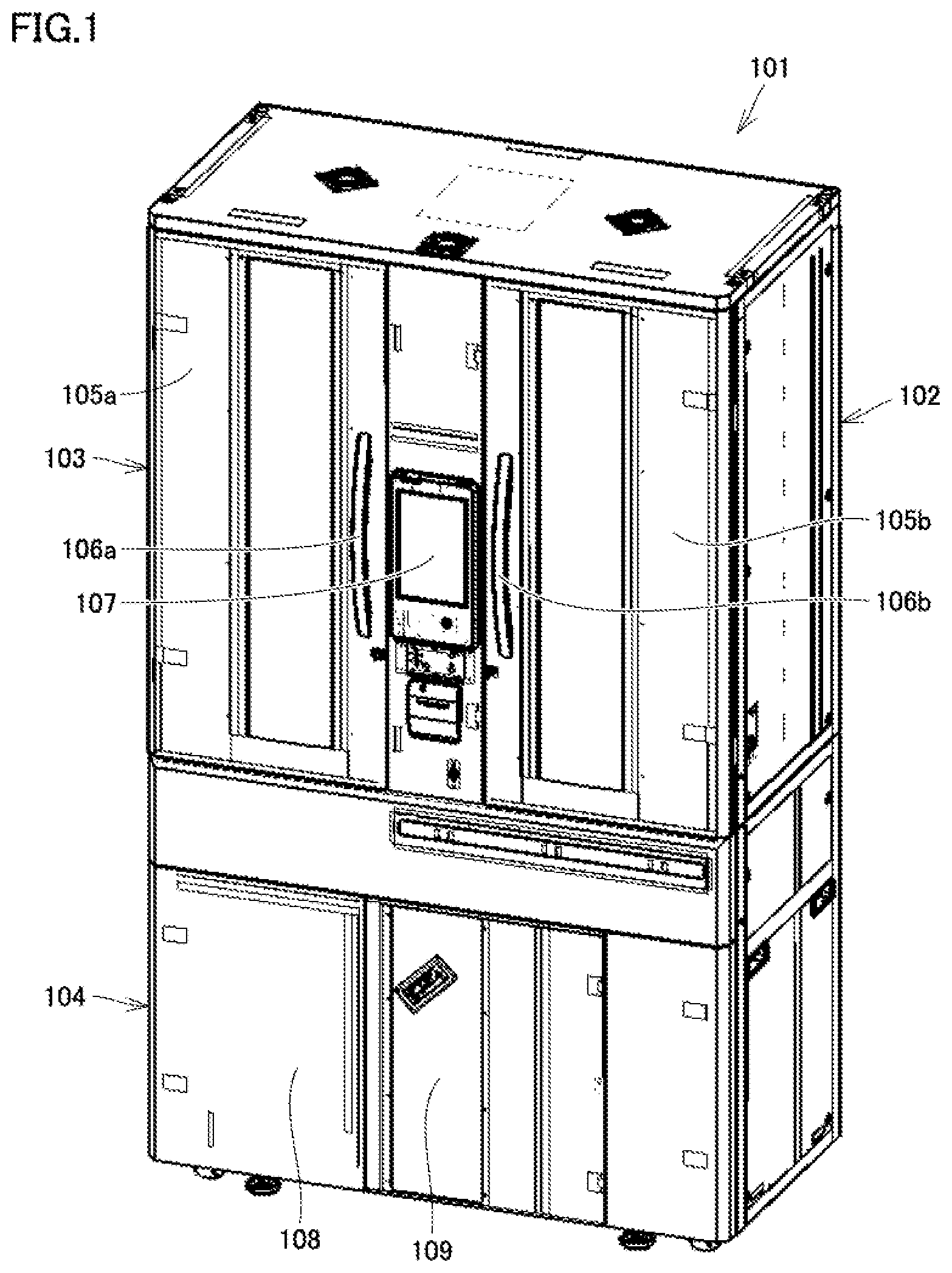 Patent US12297001 — Packaging device, wound body, core tube, method for manufacturing wound body, and wound material — Figure 1