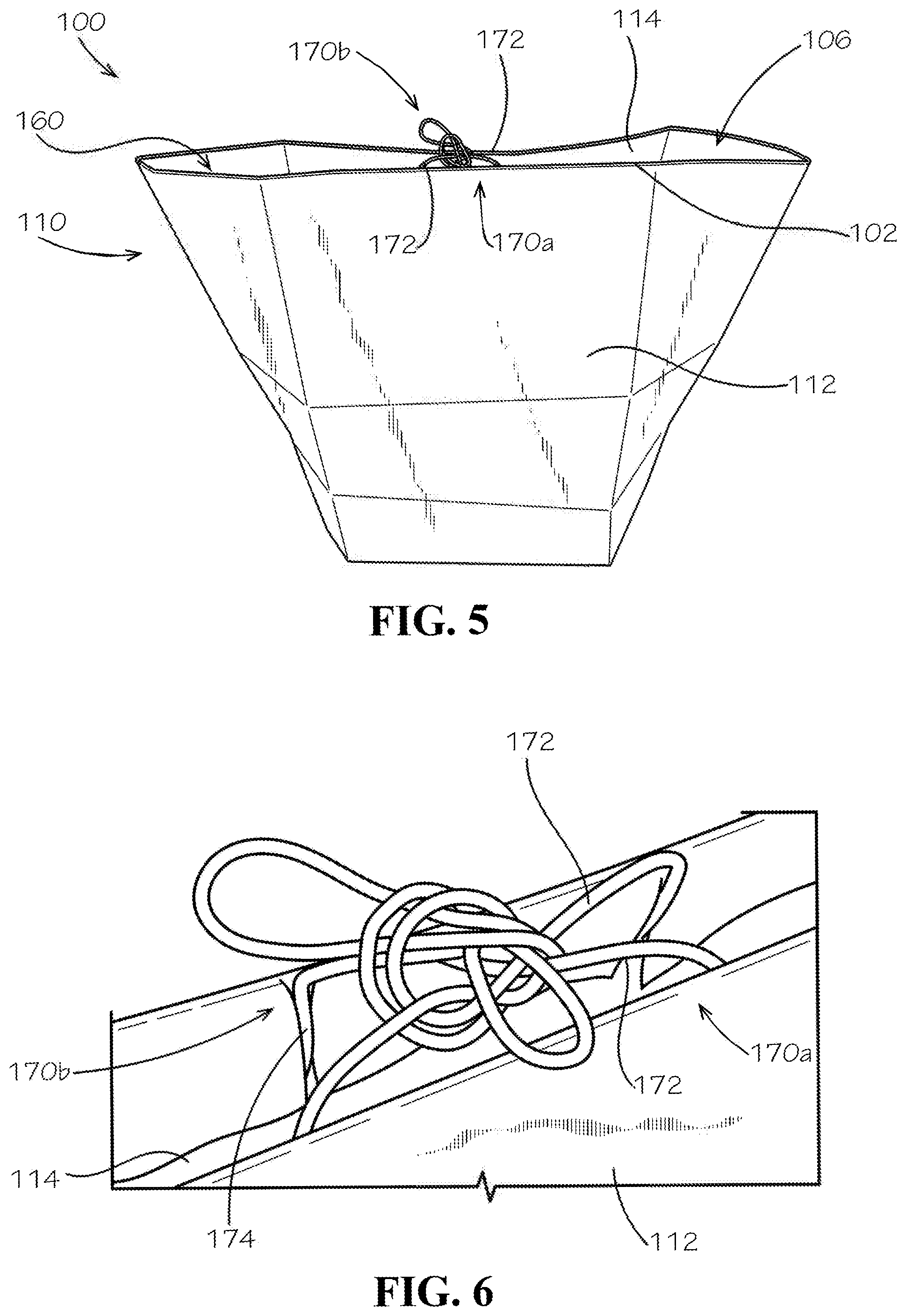 Patent US12297040 Figure 7 – Lawn refuse bag