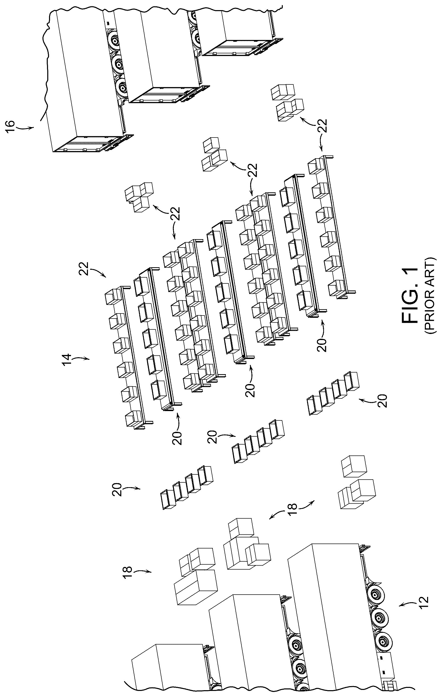 Patent US12297046 — Systems and methods for processing objects, including automated linear processing stations — Figure 1