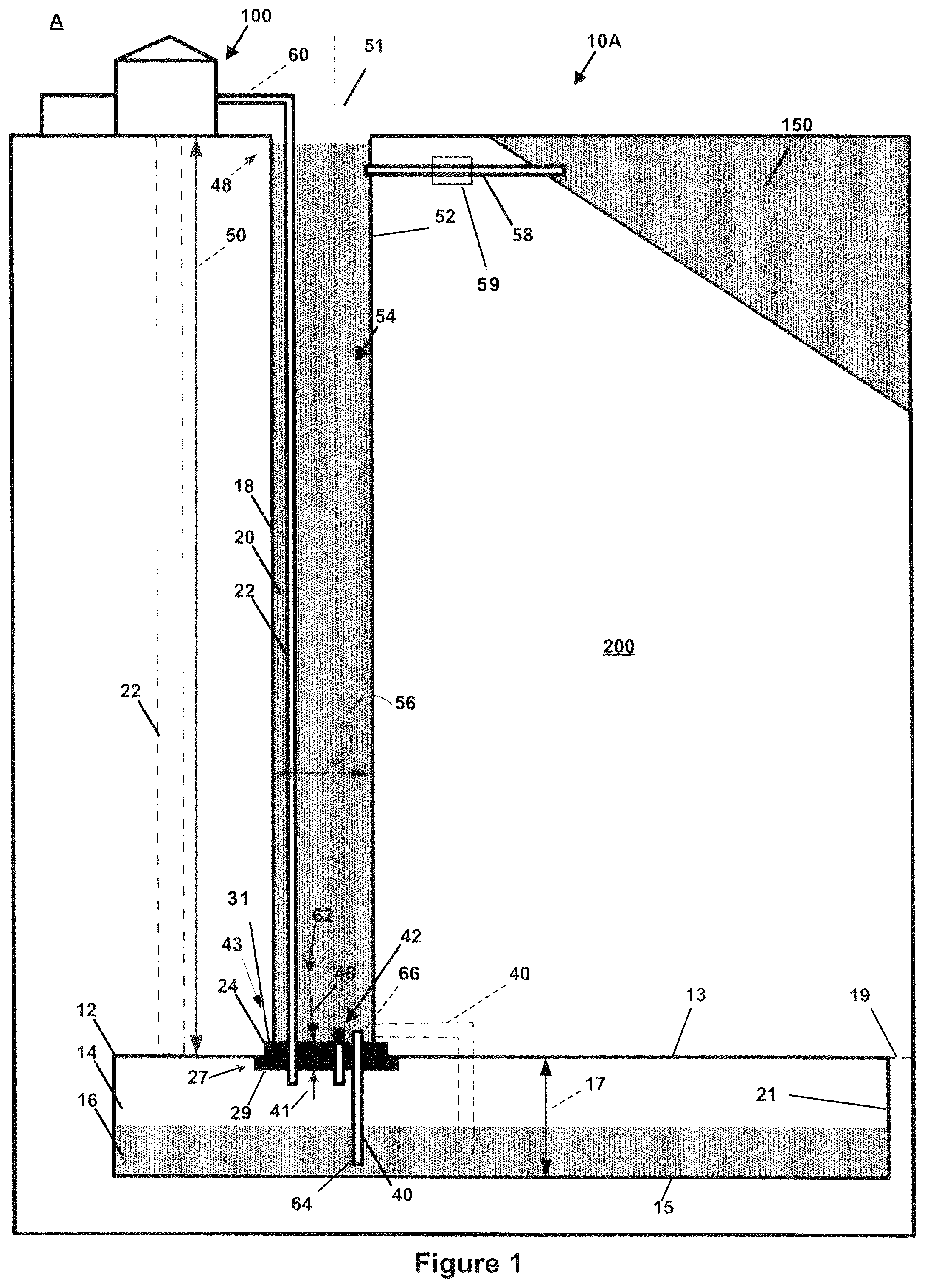 Patent US12297056 — Construction elements and maintenance methods for compressed air energy storage systems — Figure 1