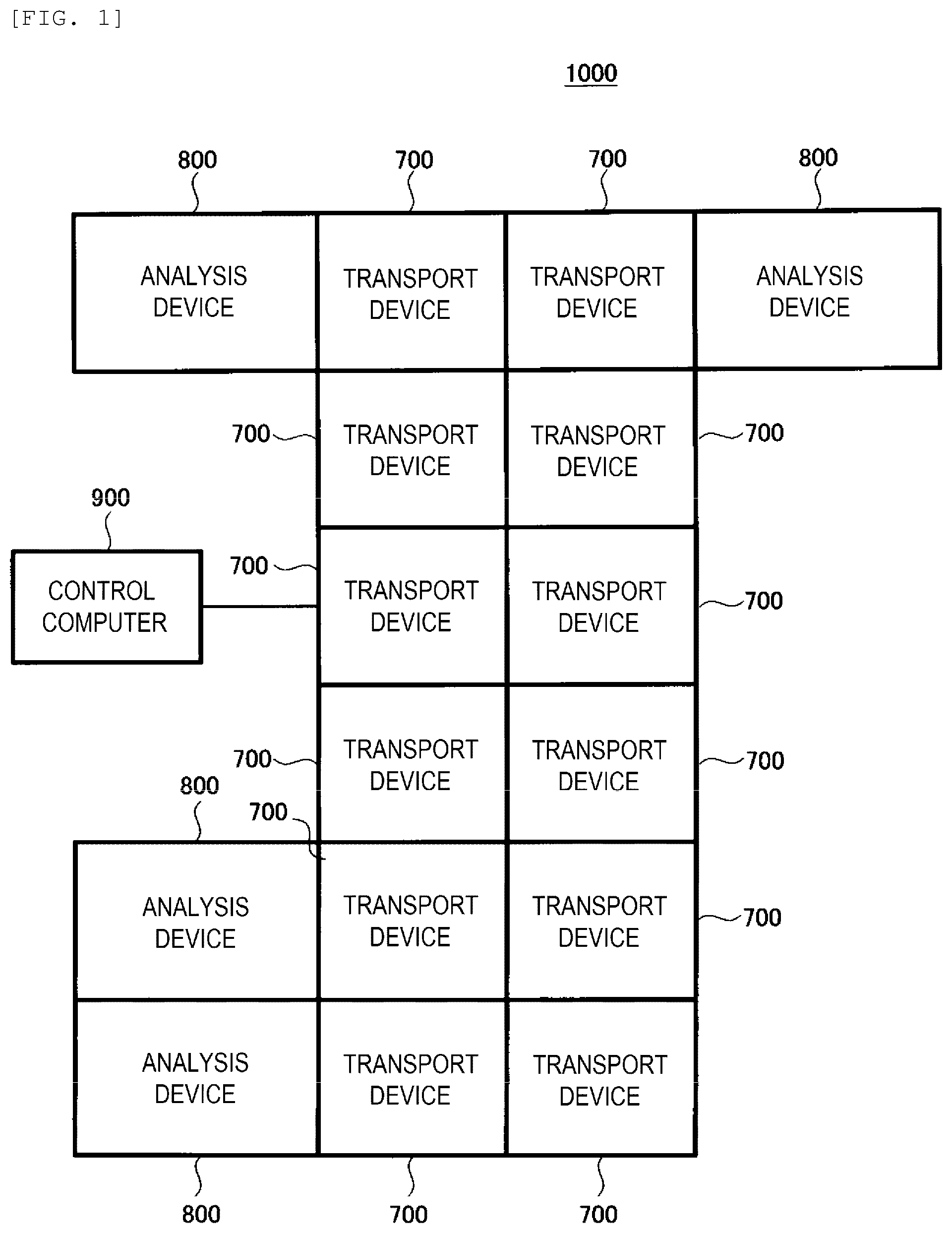 Patent US12297057 — Sample transport device and sample transport carrier — Figure 1