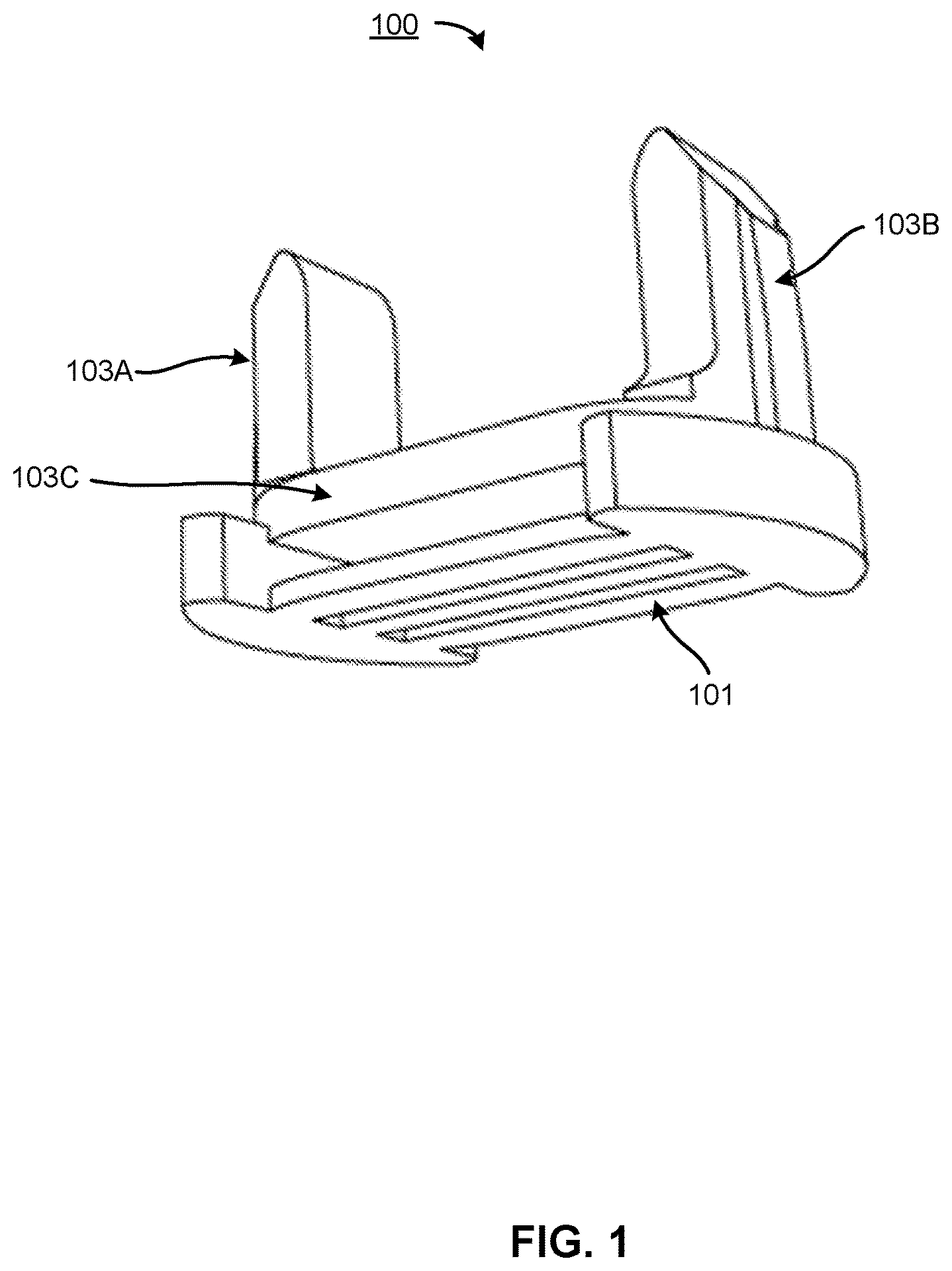 Patent US12297066 — Ergonomic tape holder and method of use thereof — Figure 1