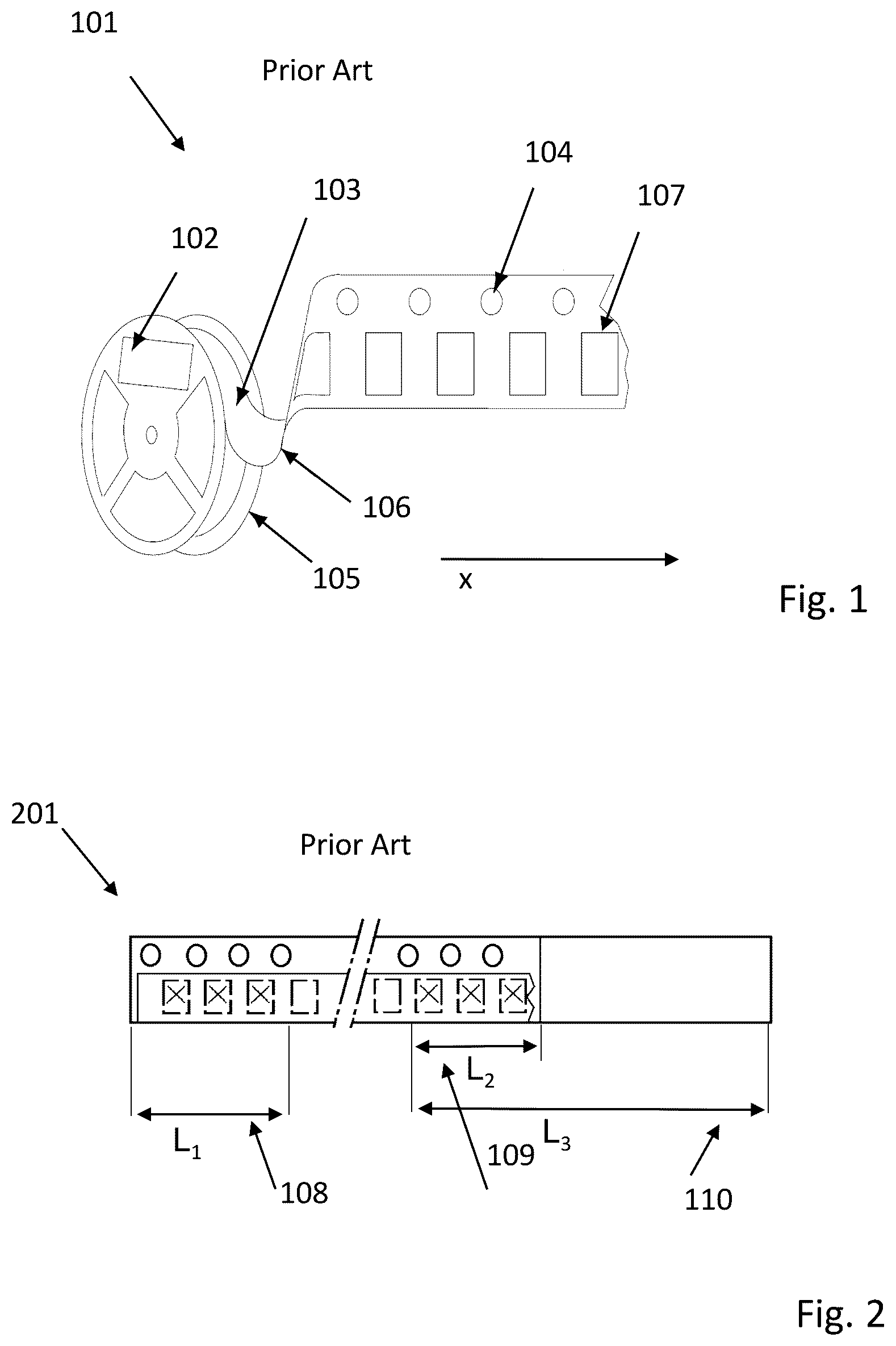 Patent US12297069 — Electronic component packing reel — Figure 1