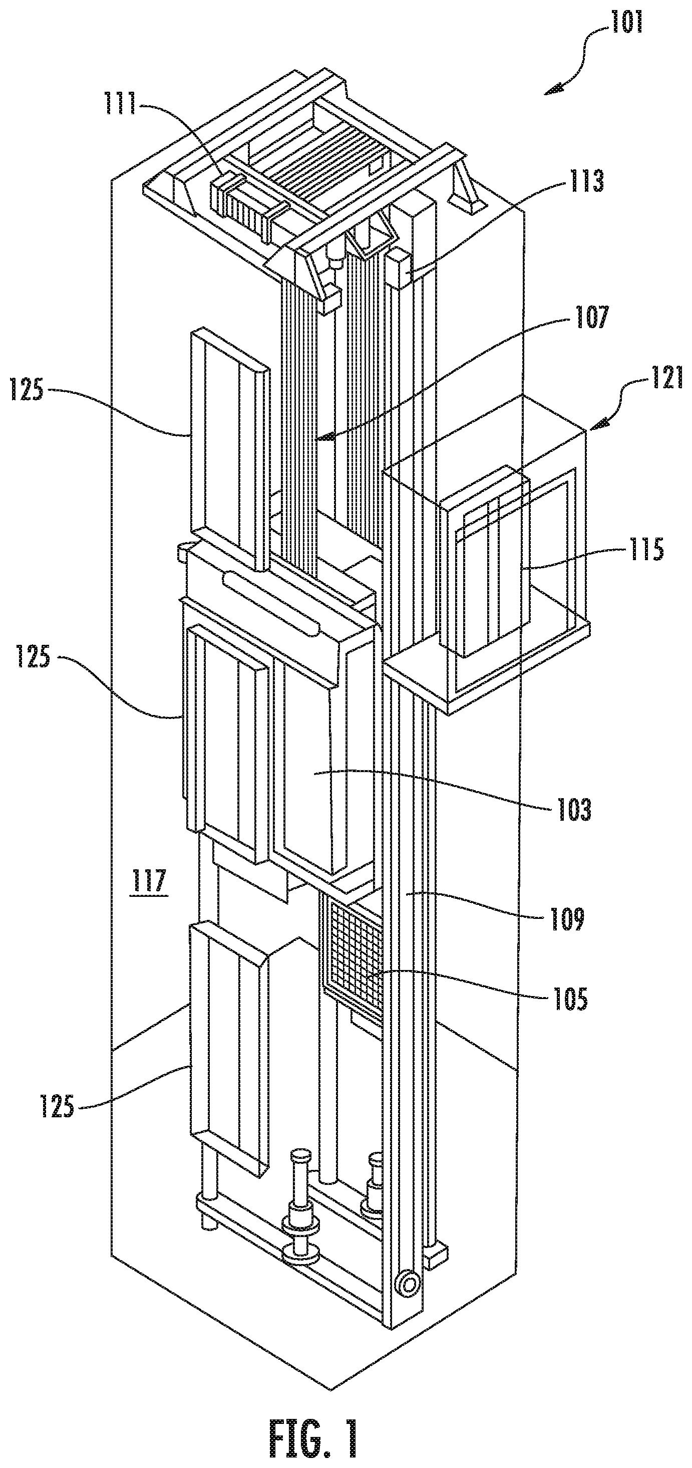 Patent US12297079 — Roller speed sensor with magnets and sensors — Figure 1