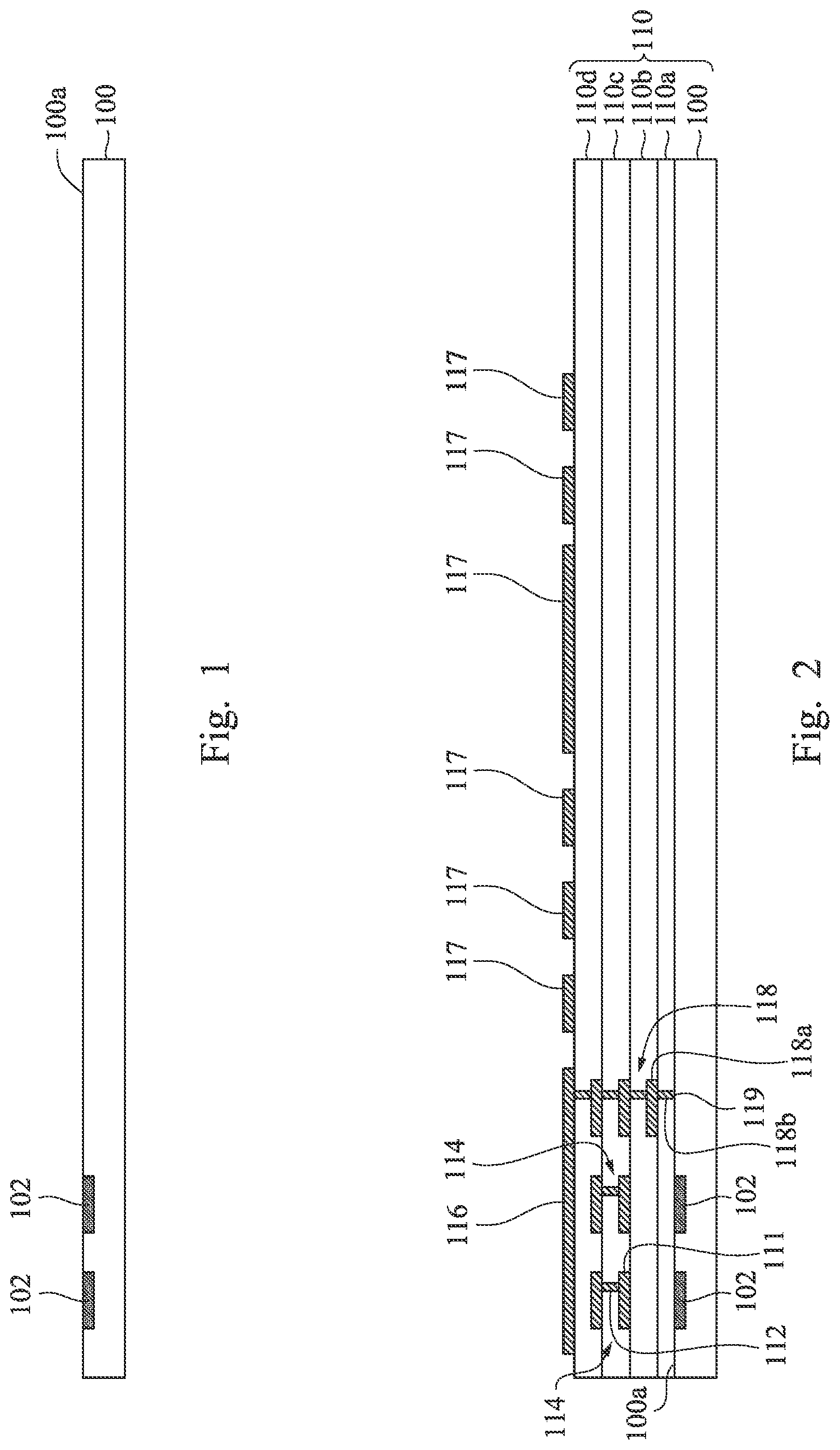 Patent US12297103 — Device for protecting FEOL element and BEOL element — Figure 1
