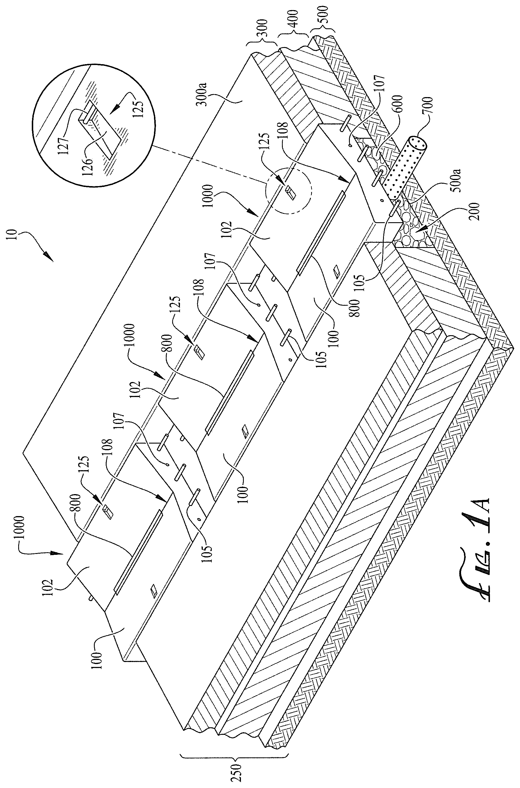 Patent US12297126 — Modular porous swale — Figure 1