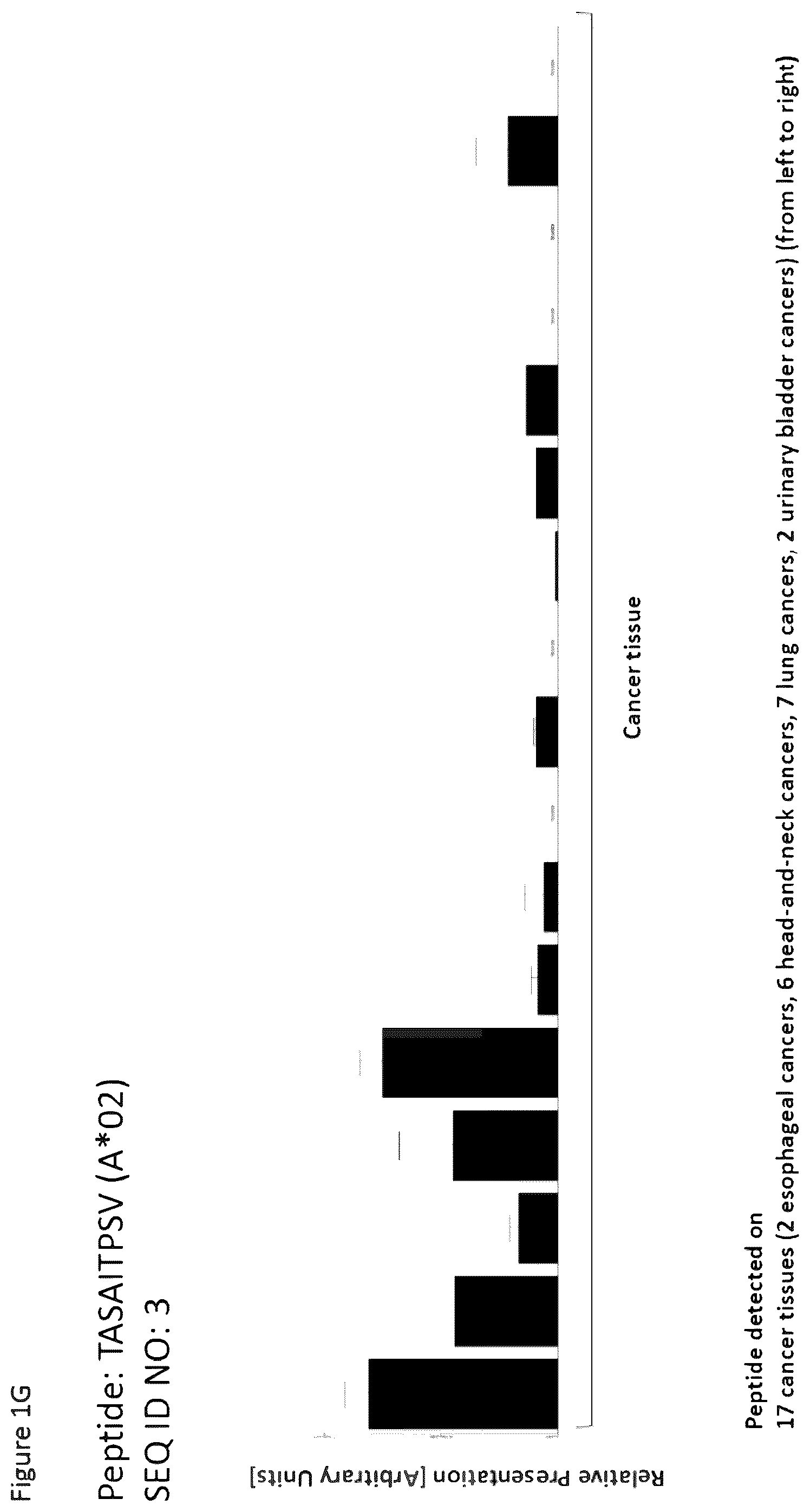 Patent US12297254 Figure 7 – Peptides and combination of peptides for use in immunotherapy against esophageal cancer and other cancers