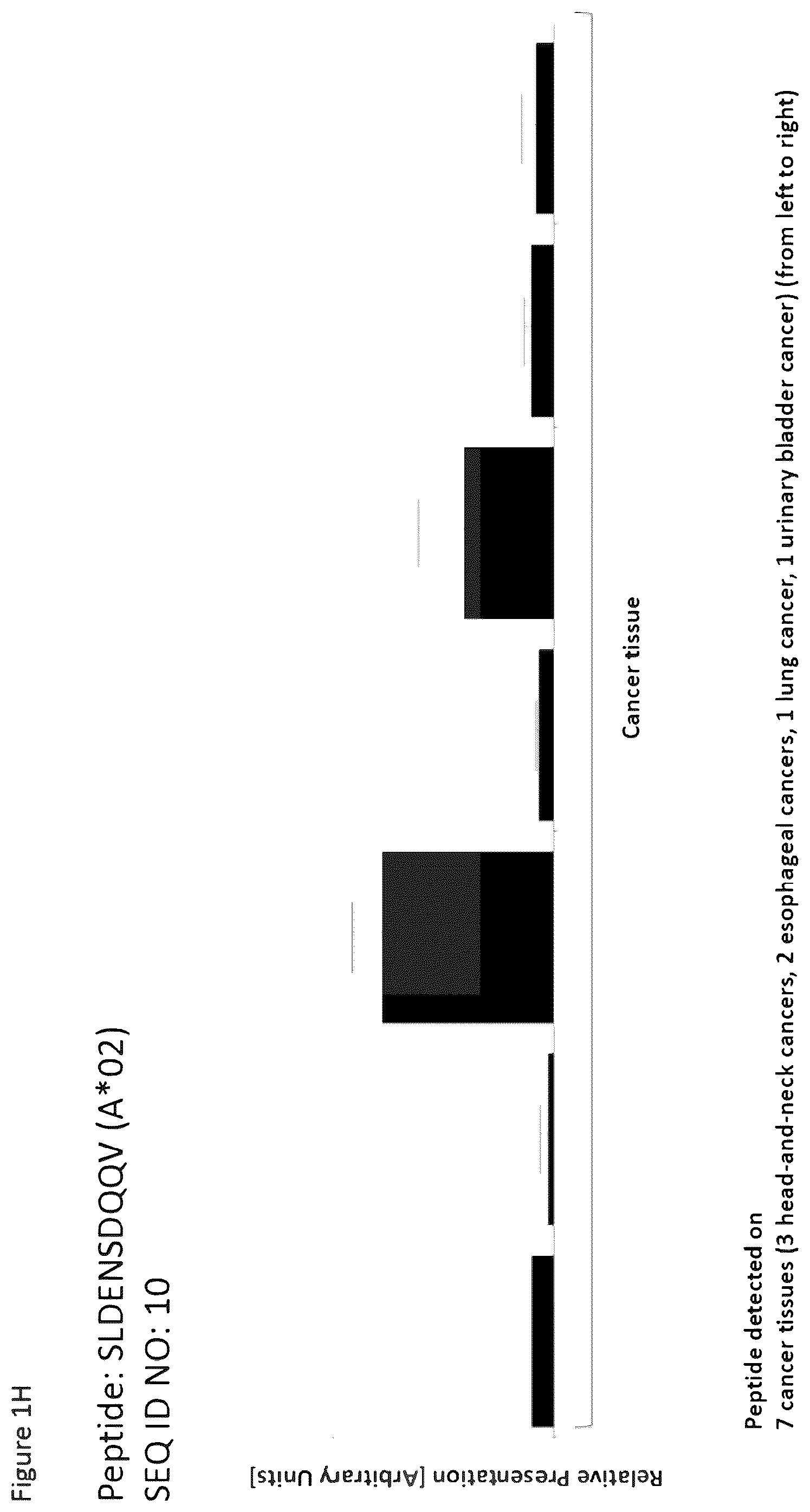 Patent US12297254 Figure 8 – Peptides and combination of peptides for use in immunotherapy against esophageal cancer and other cancers