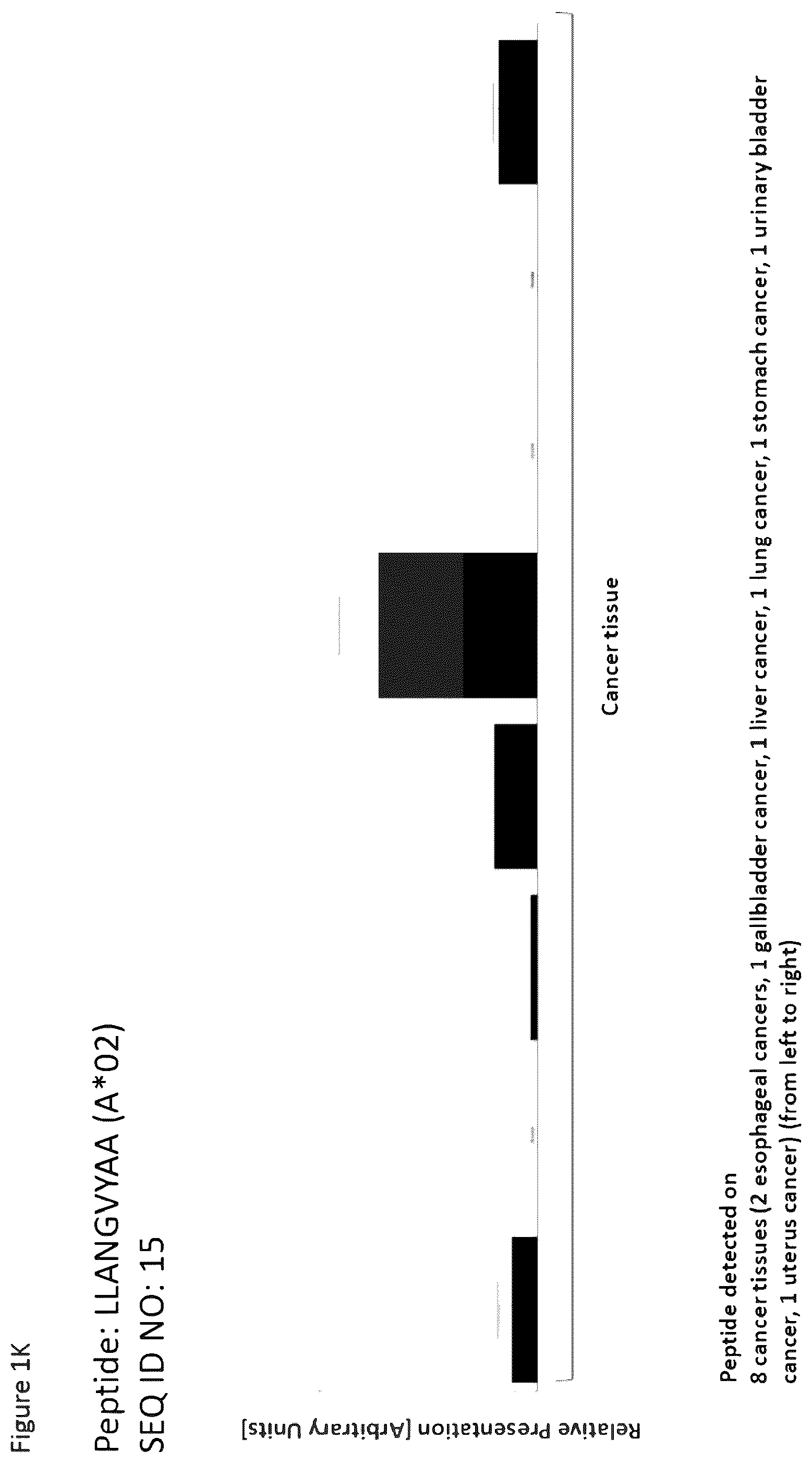 Patent US12297254 Figure 11 – Peptides and combination of peptides for use in immunotherapy against esophageal cancer and other cancers