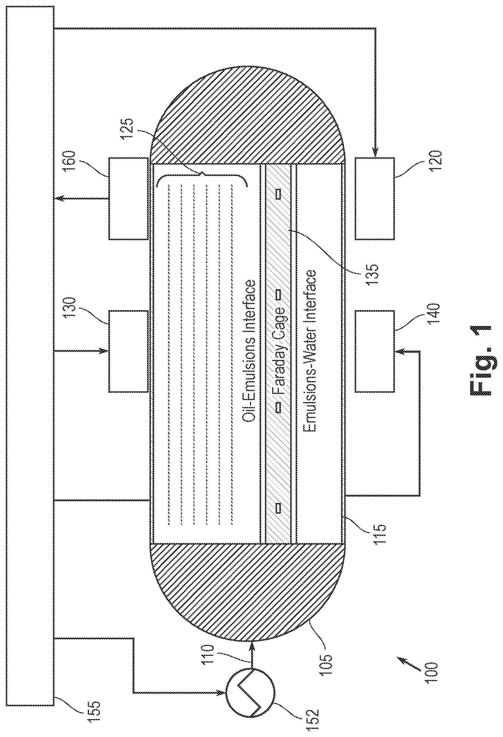 Patent US12297392 — Microwave assisted oil-water separator — Figure 1