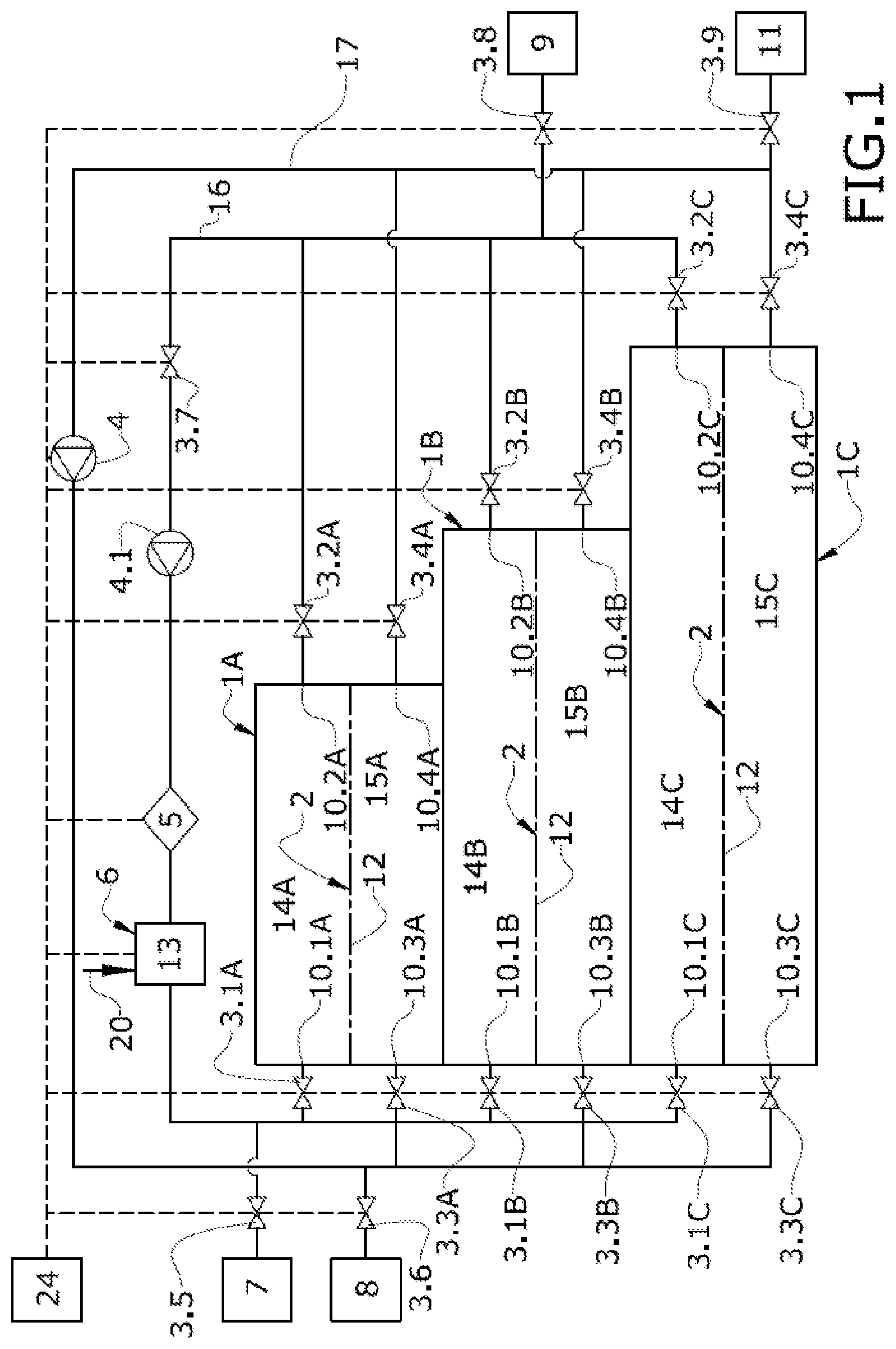 Patent US12297421 Figure 1 – Cell culture system and method