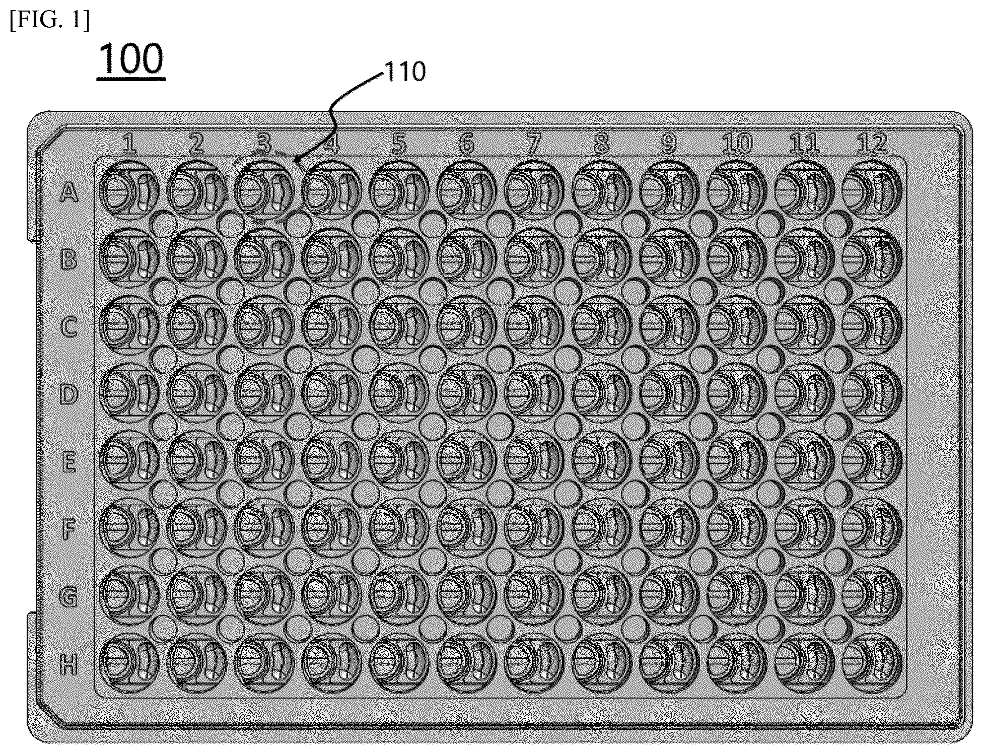 Patent US12297482 — Rapid cell culture test device designed such that fluid films with uniform thickness are formed — Figure 1